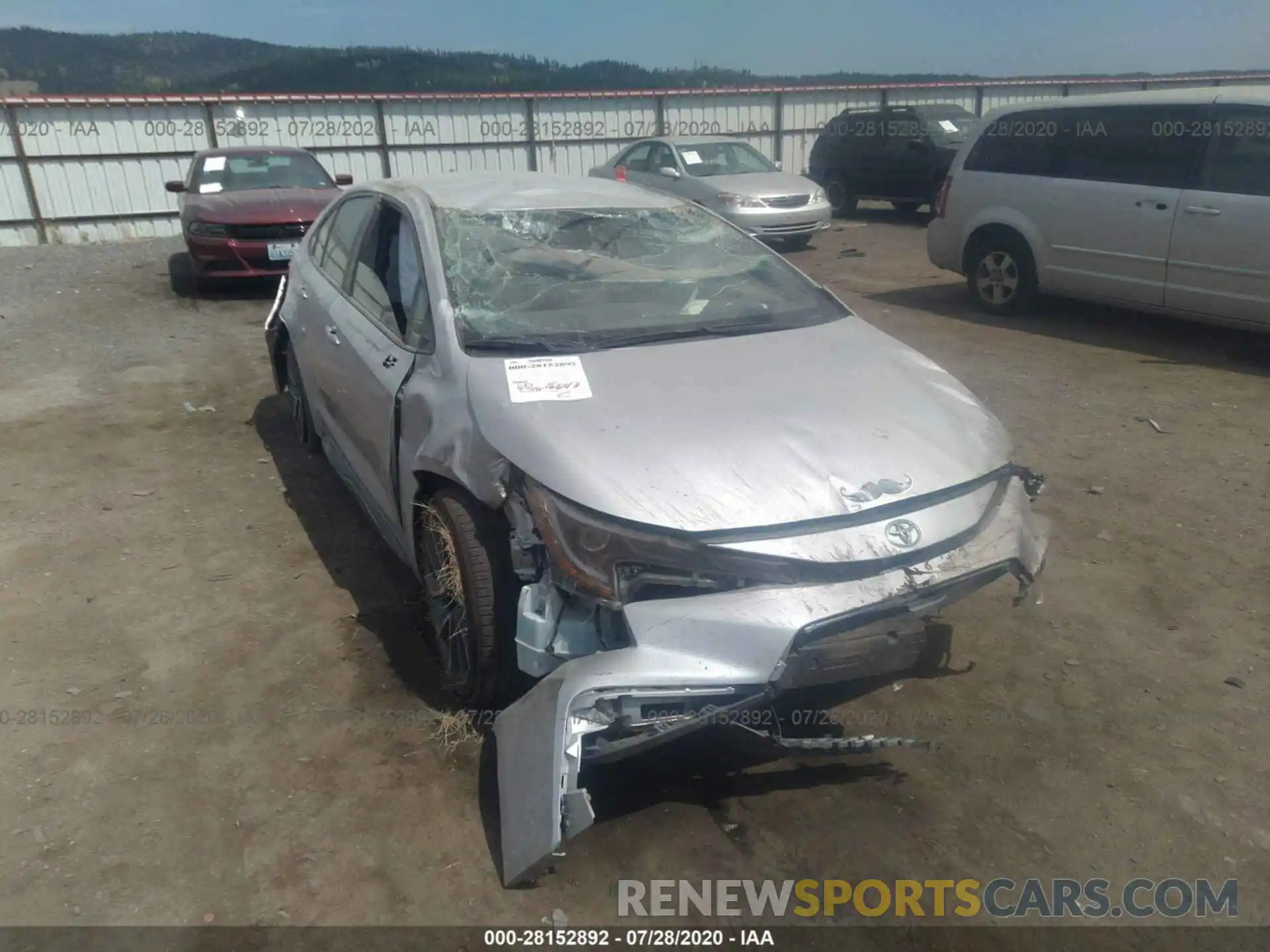 6 Photograph of a damaged car JTDS4RCE9LJ027317 TOYOTA COROLLA 2020