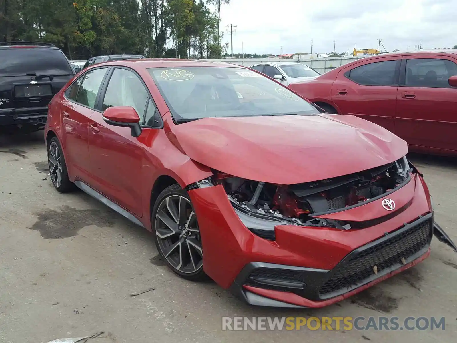 1 Photograph of a damaged car JTDS4RCE9LJ028810 TOYOTA COROLLA 2020