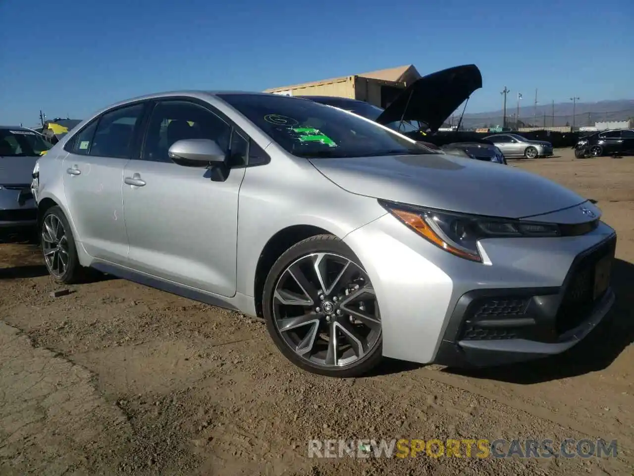 1 Photograph of a damaged car JTDS4RCE9LJ028855 TOYOTA COROLLA 2020