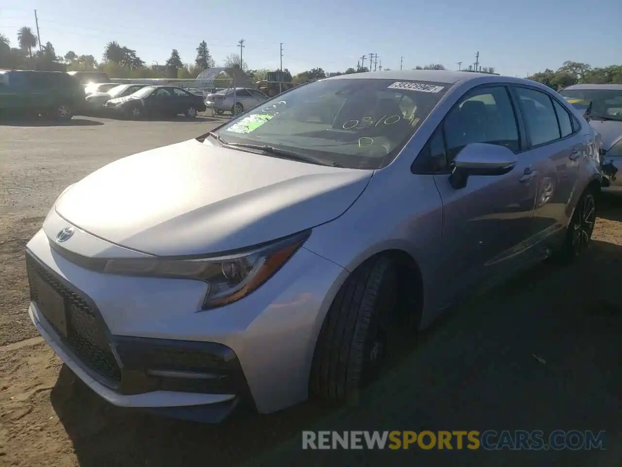 2 Photograph of a damaged car JTDS4RCE9LJ028855 TOYOTA COROLLA 2020