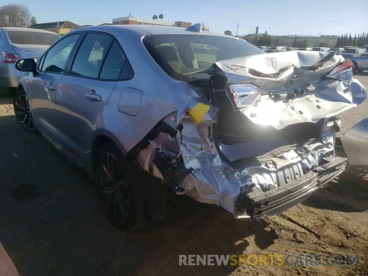 3 Photograph of a damaged car JTDS4RCE9LJ028855 TOYOTA COROLLA 2020