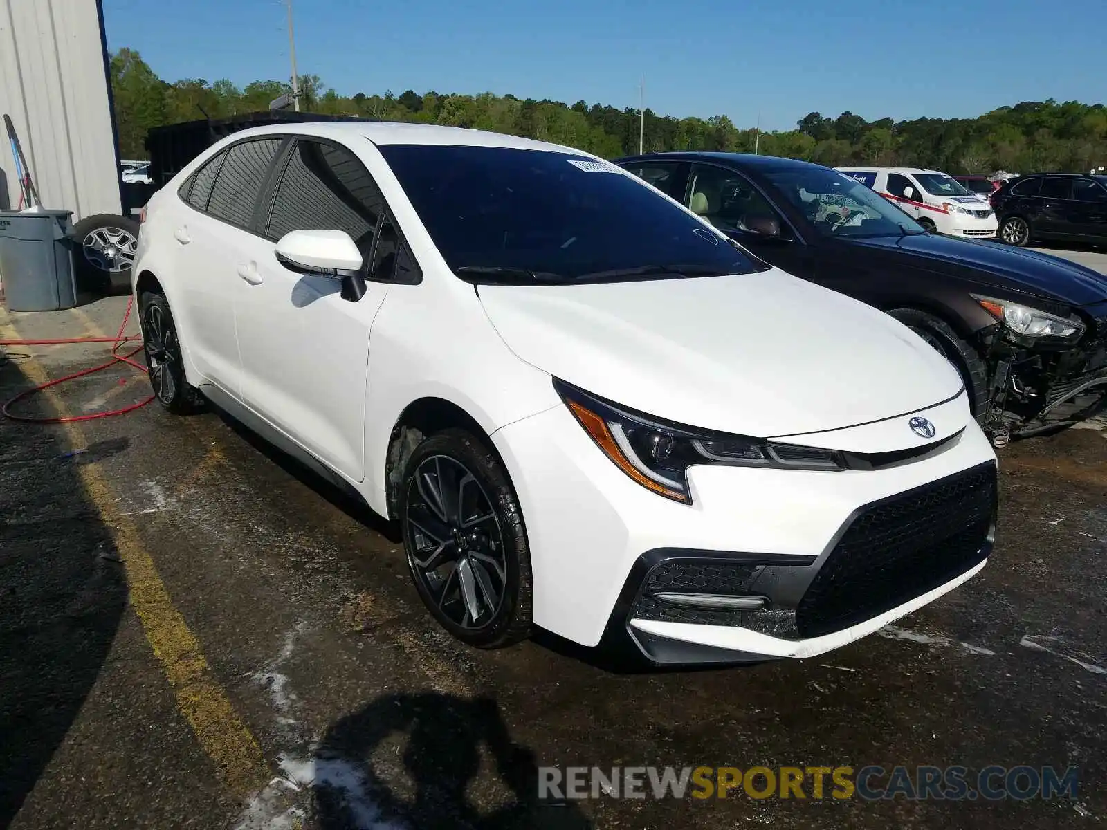 1 Photograph of a damaged car JTDS4RCE9LJ028872 TOYOTA COROLLA 2020