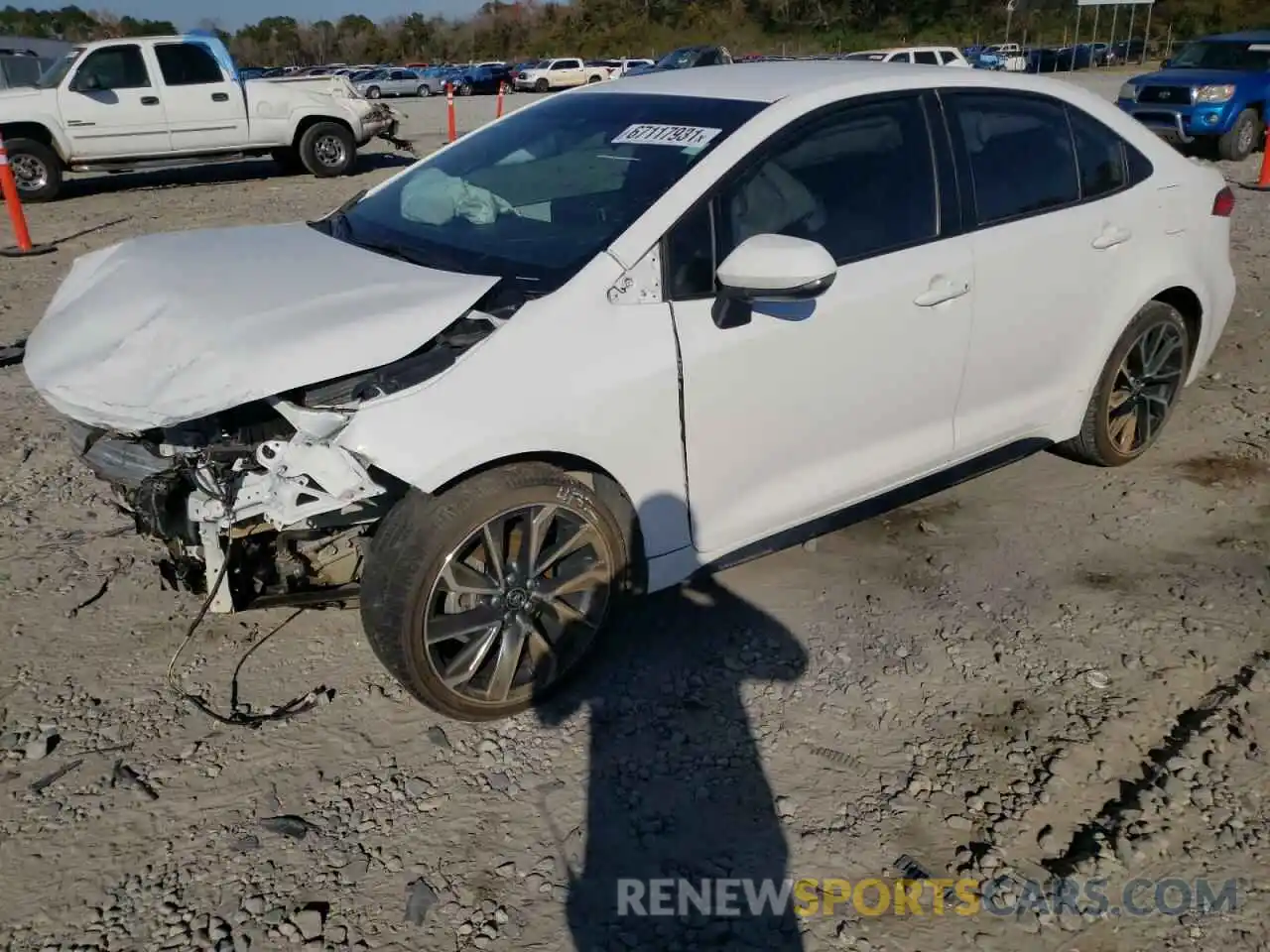 2 Photograph of a damaged car JTDS4RCE9LJ029875 TOYOTA COROLLA 2020