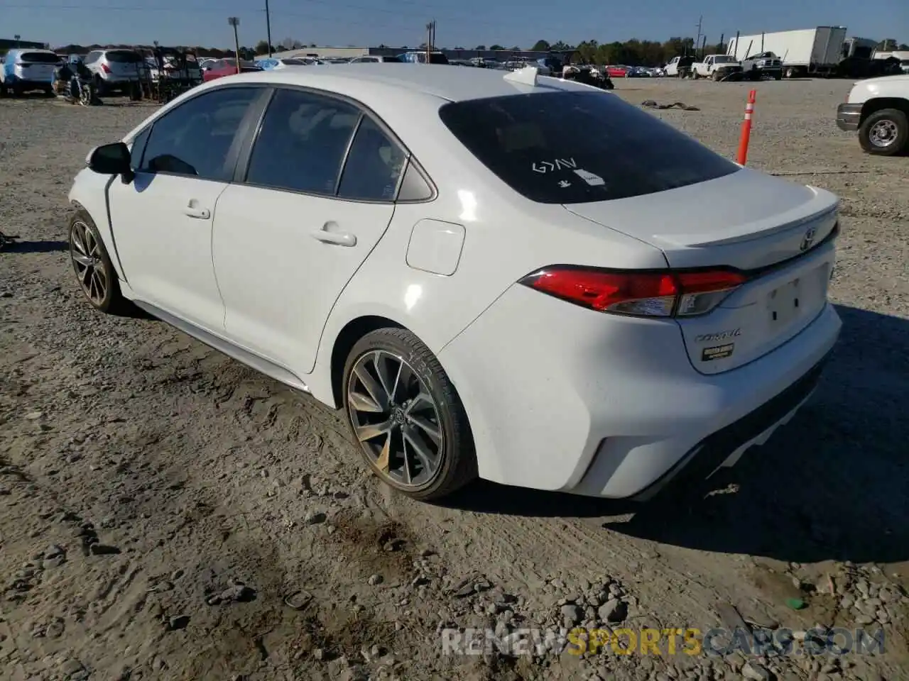 3 Photograph of a damaged car JTDS4RCE9LJ029875 TOYOTA COROLLA 2020