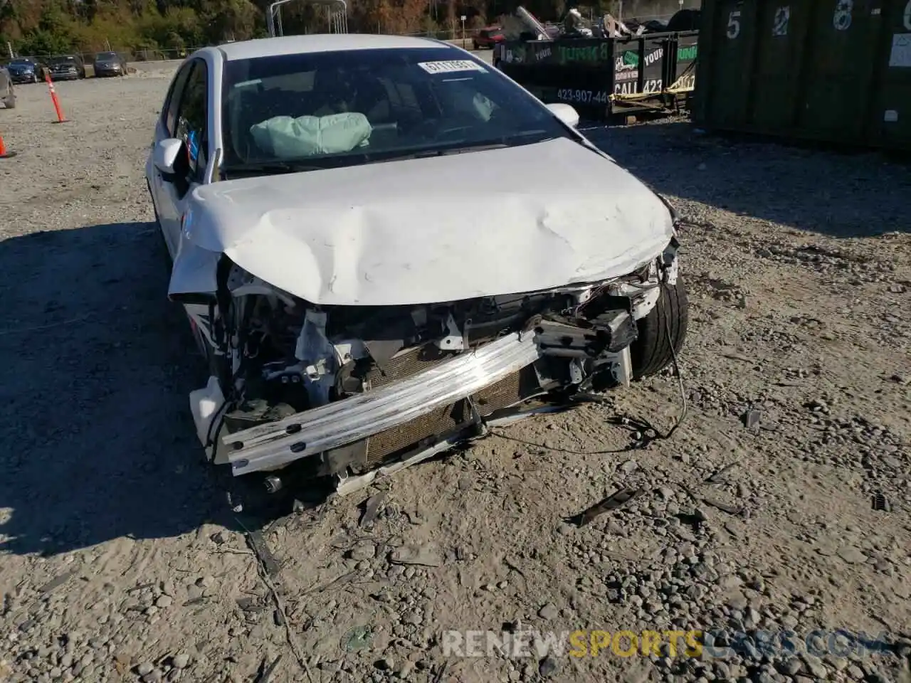 9 Photograph of a damaged car JTDS4RCE9LJ029875 TOYOTA COROLLA 2020