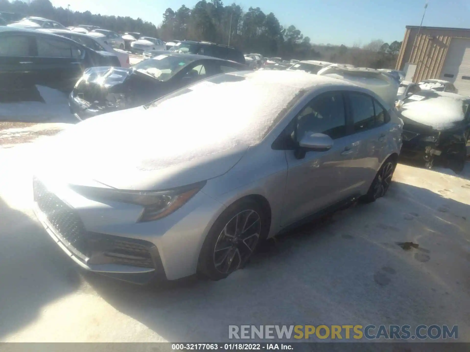 2 Photograph of a damaged car JTDS4RCE9LJ030914 TOYOTA COROLLA 2020