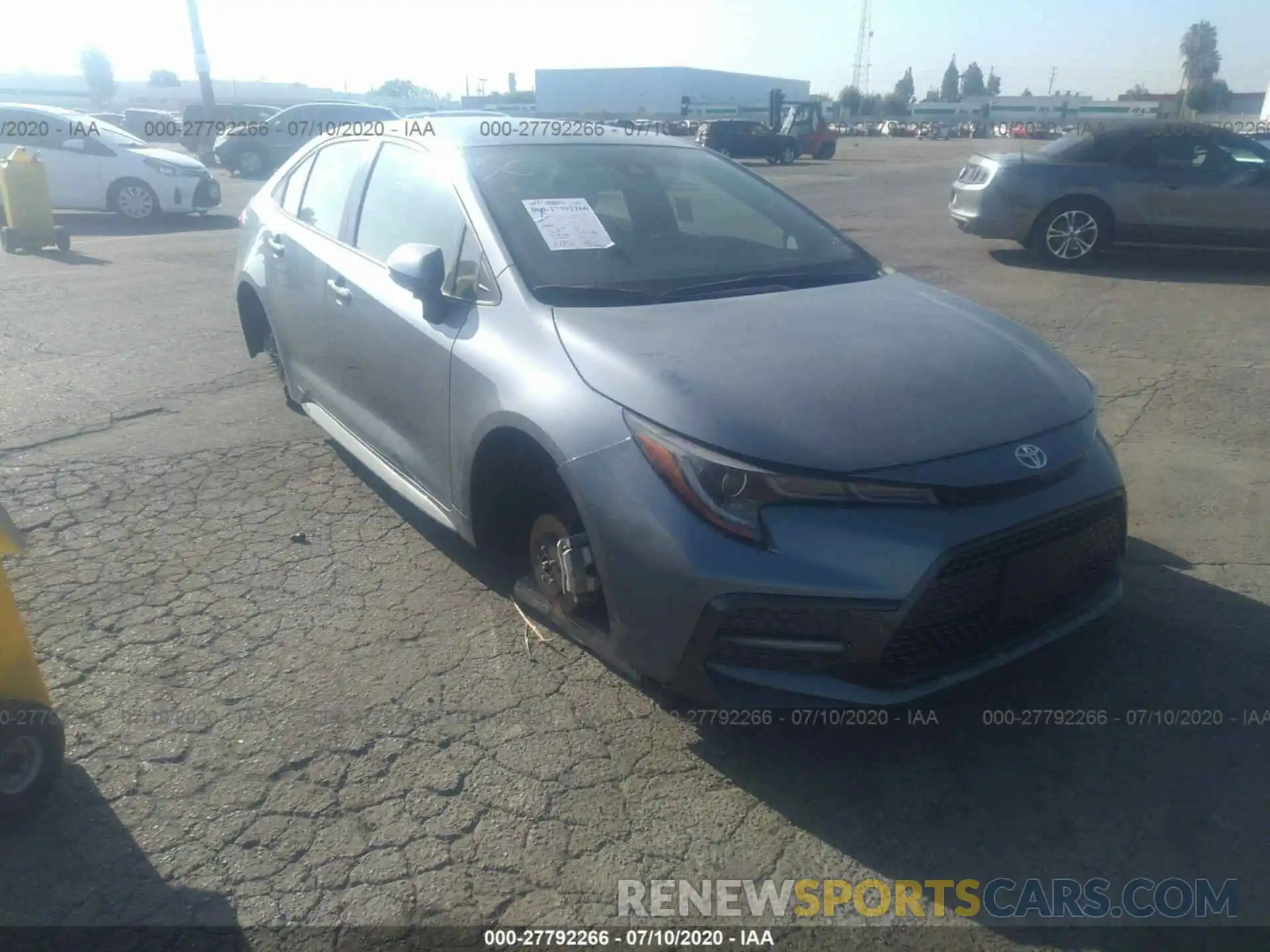 1 Photograph of a damaged car JTDS4RCE9LJ031156 TOYOTA COROLLA 2020