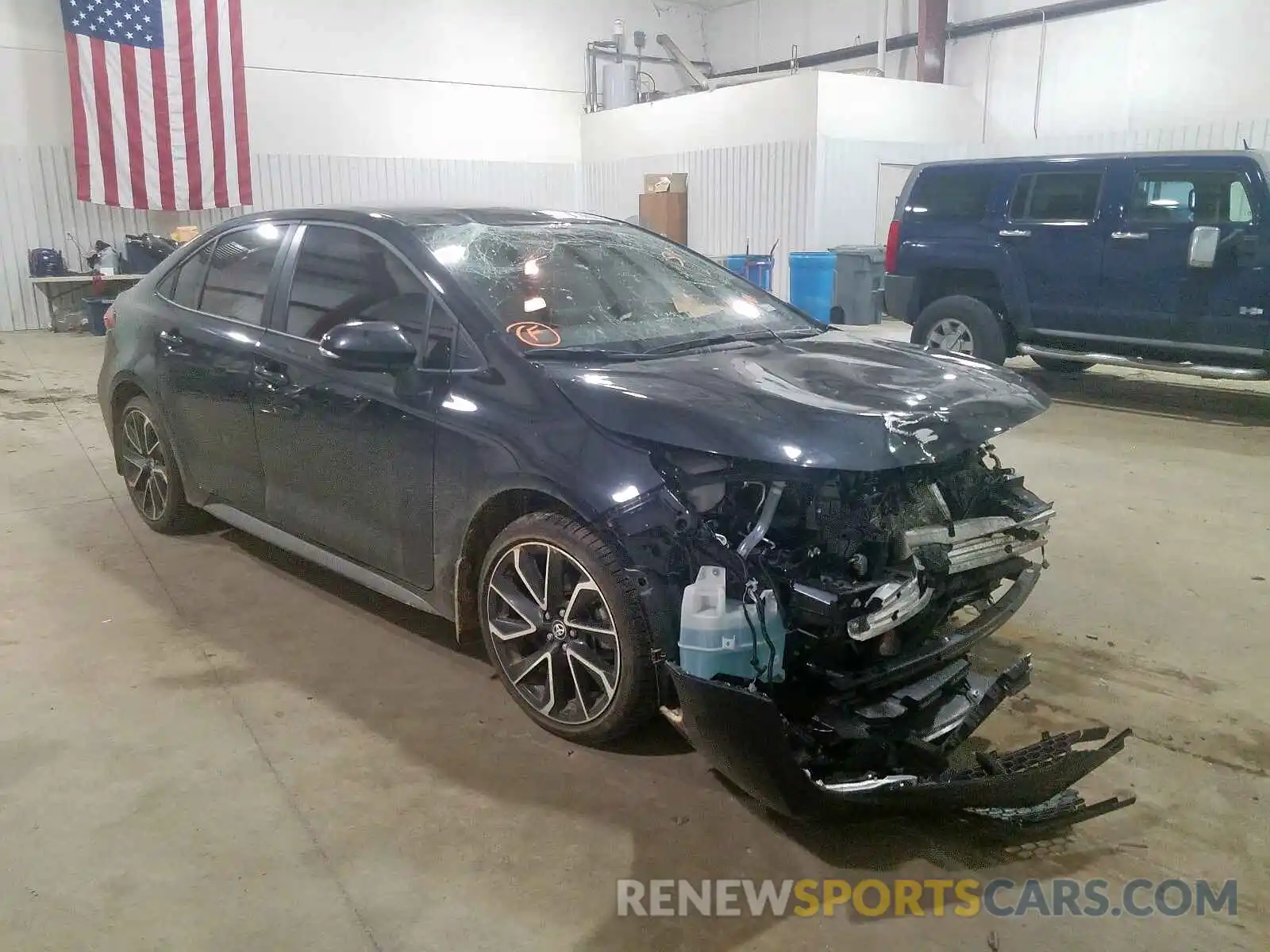 1 Photograph of a damaged car JTDS4RCE9LJ031481 TOYOTA COROLLA 2020