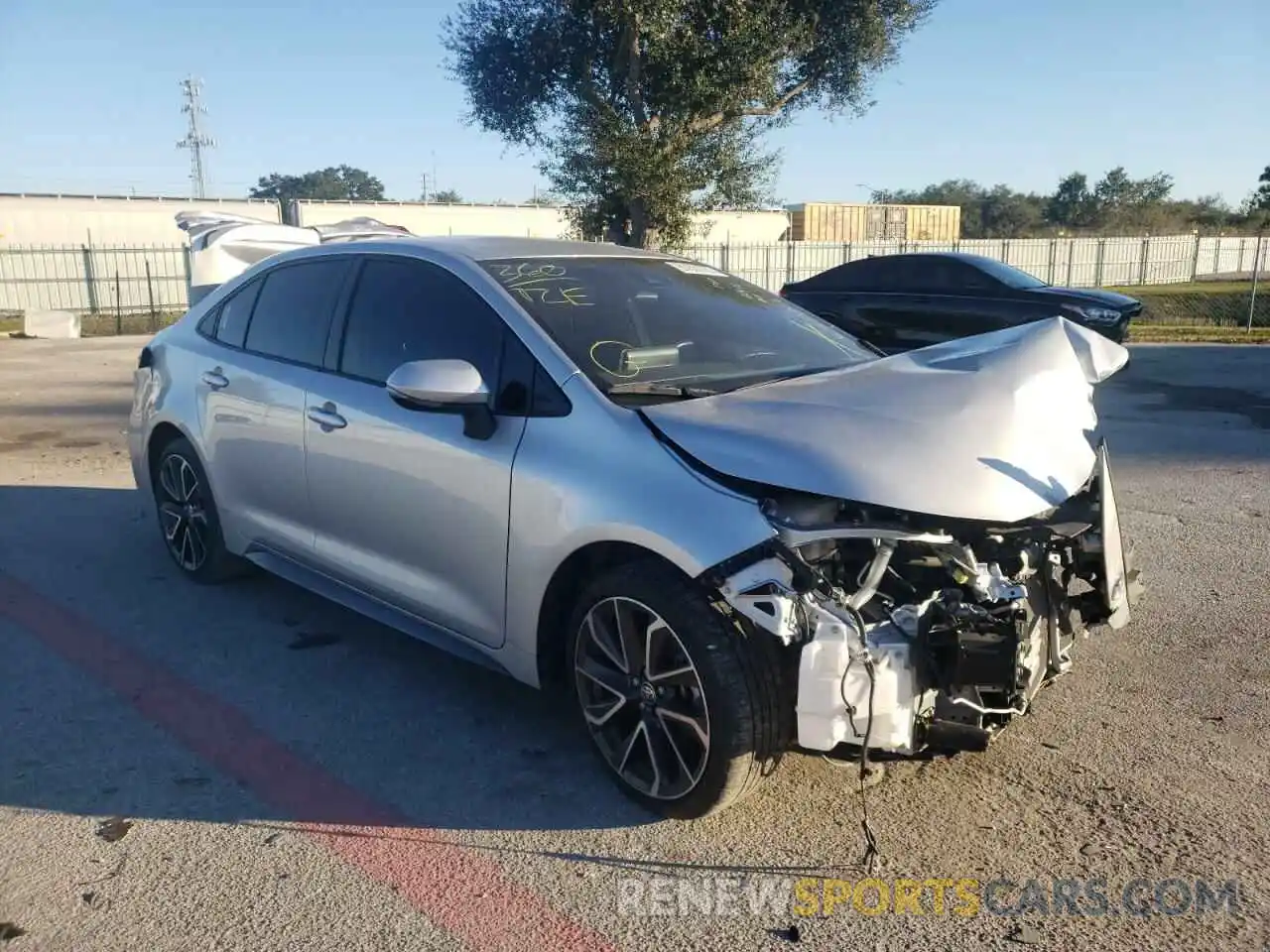 1 Photograph of a damaged car JTDS4RCE9LJ033165 TOYOTA COROLLA 2020