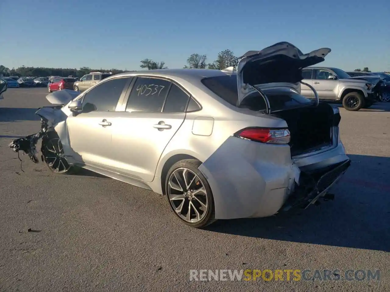 3 Photograph of a damaged car JTDS4RCE9LJ033165 TOYOTA COROLLA 2020