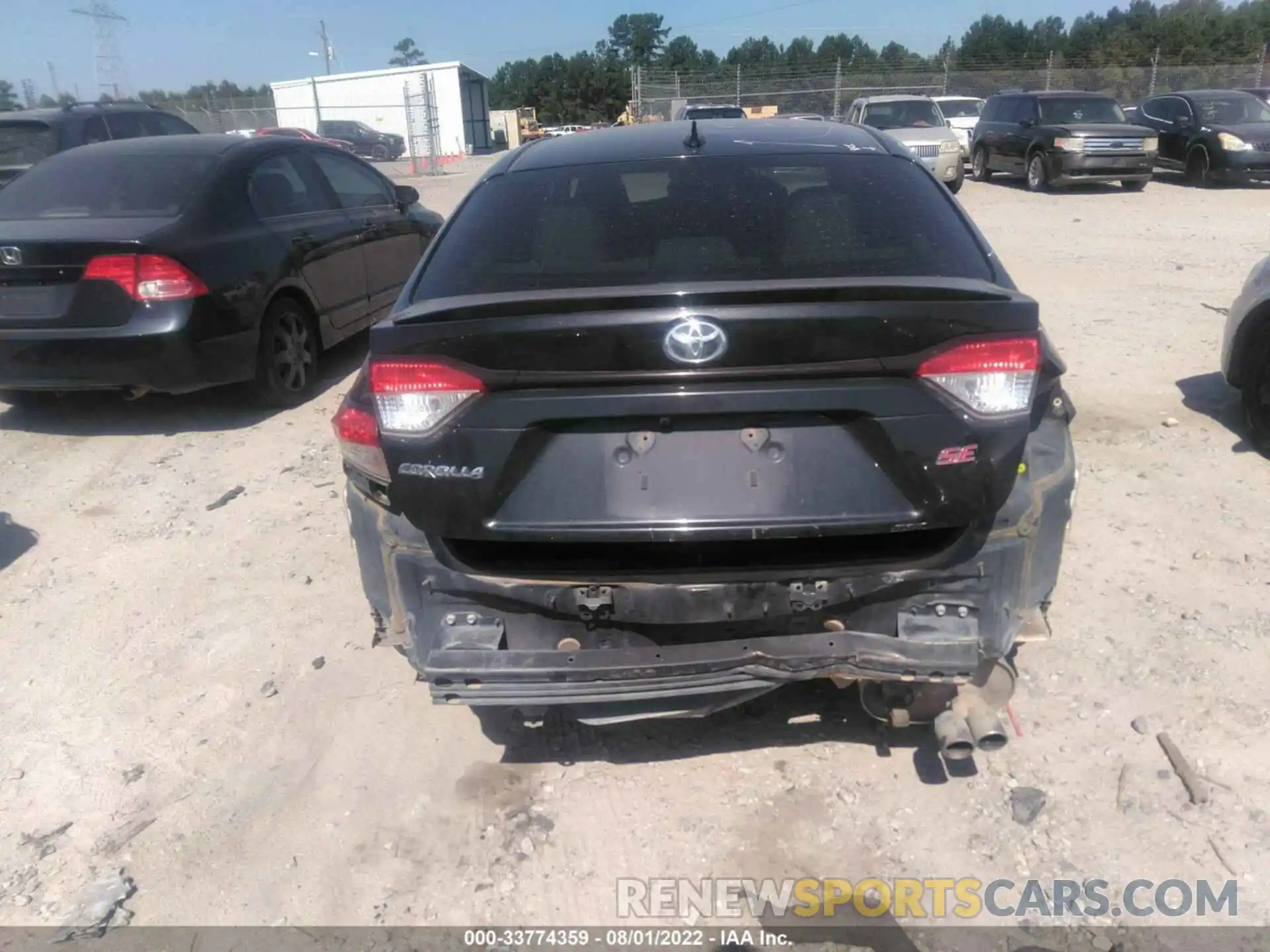 6 Photograph of a damaged car JTDS4RCE9LJ033697 TOYOTA COROLLA 2020