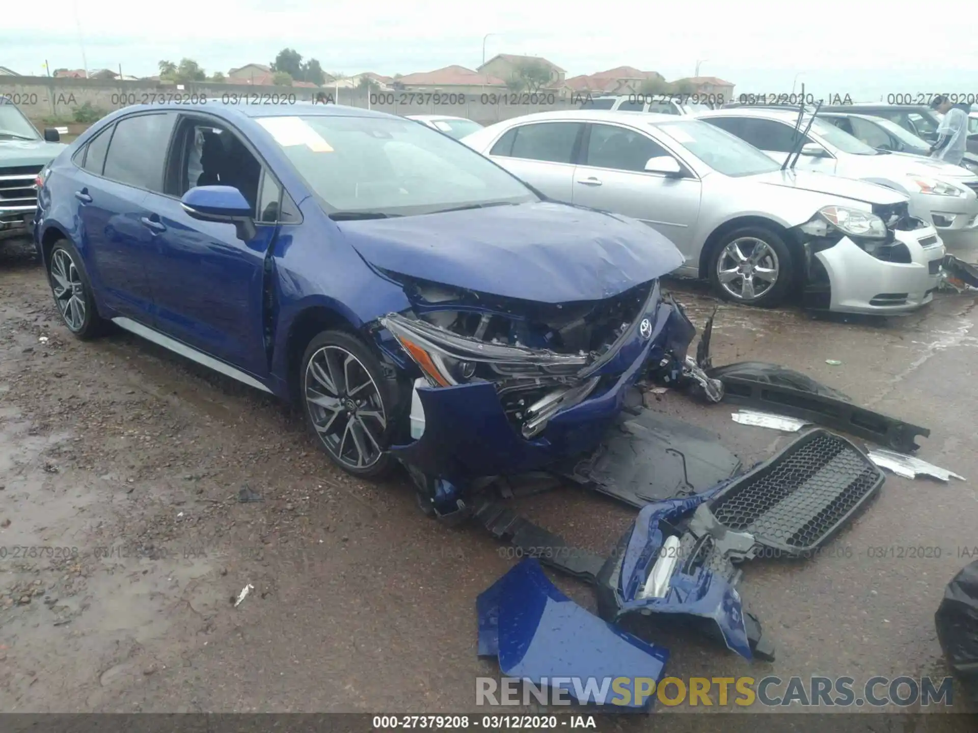 1 Photograph of a damaged car JTDS4RCE9LJ034235 TOYOTA COROLLA 2020