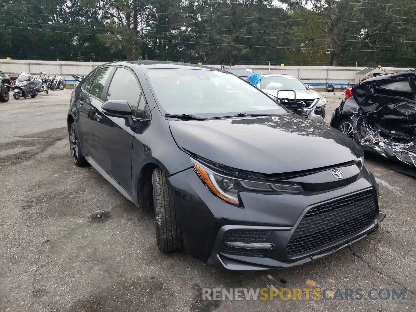 1 Photograph of a damaged car JTDS4RCE9LJ034431 TOYOTA COROLLA 2020