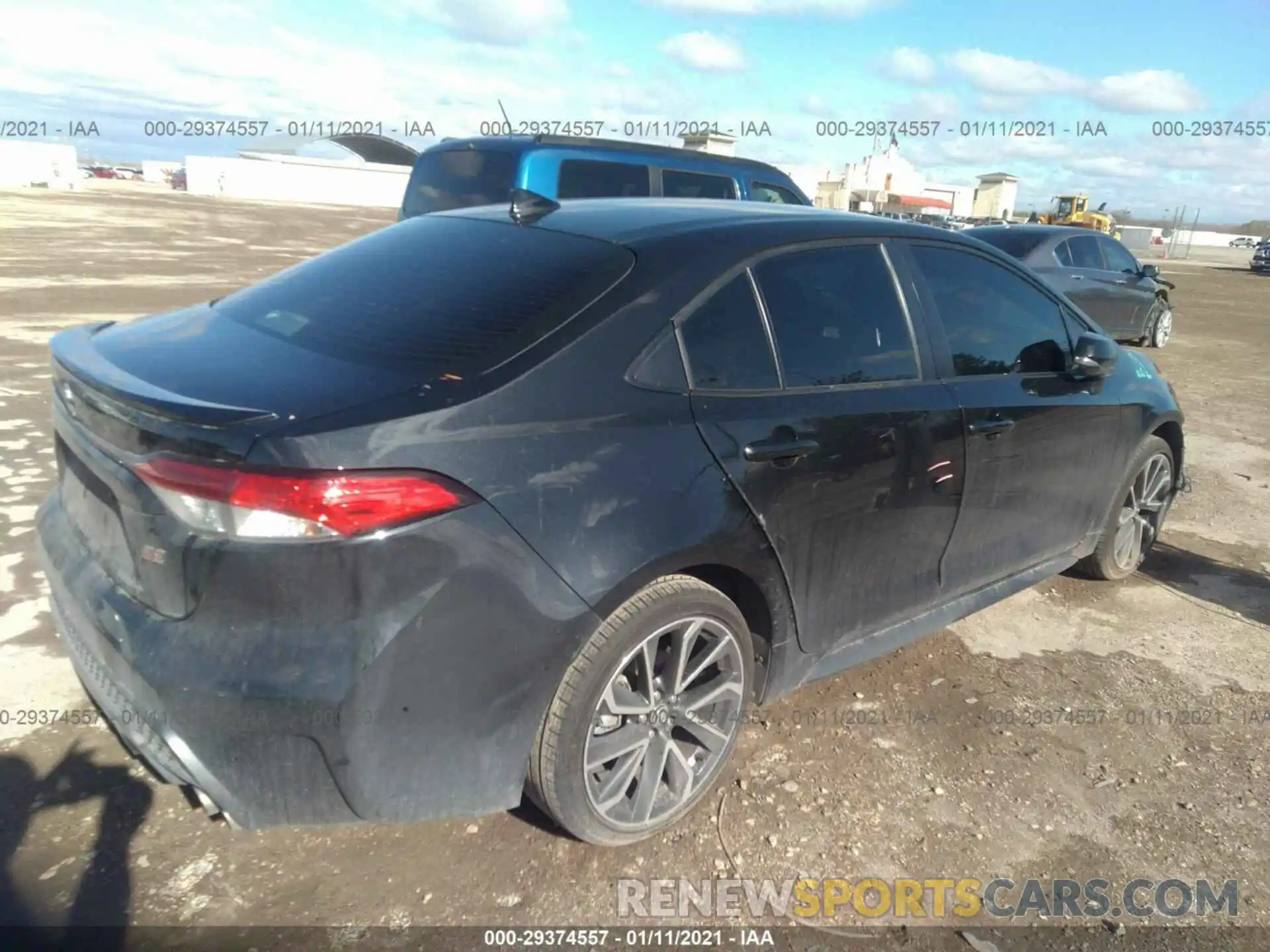 4 Photograph of a damaged car JTDS4RCE9LJ034476 TOYOTA COROLLA 2020