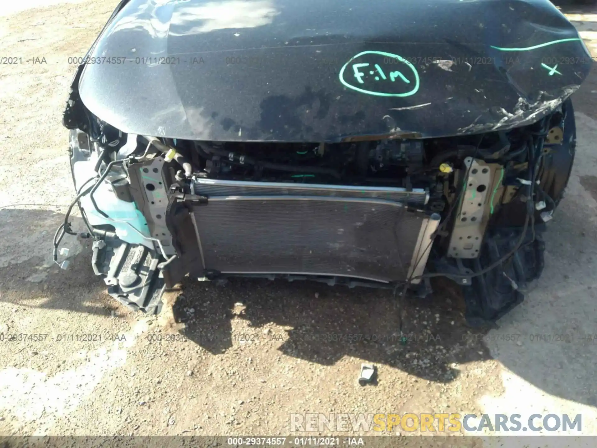 6 Photograph of a damaged car JTDS4RCE9LJ034476 TOYOTA COROLLA 2020