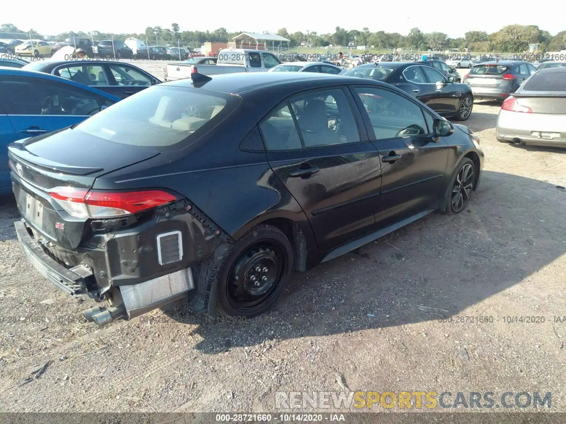 4 Photograph of a damaged car JTDS4RCE9LJ035109 TOYOTA COROLLA 2020