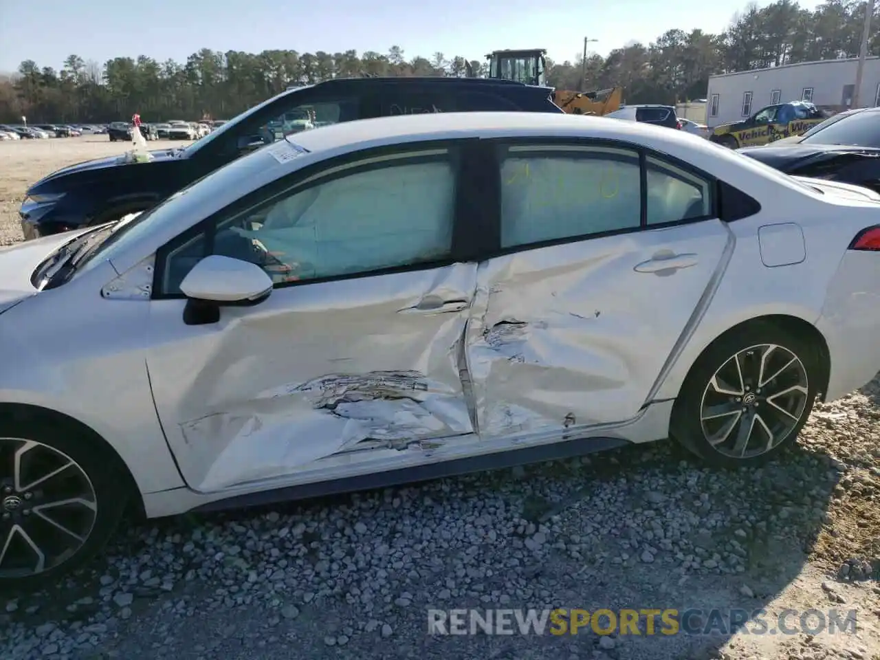 9 Photograph of a damaged car JTDS4RCE9LJ036132 TOYOTA COROLLA 2020