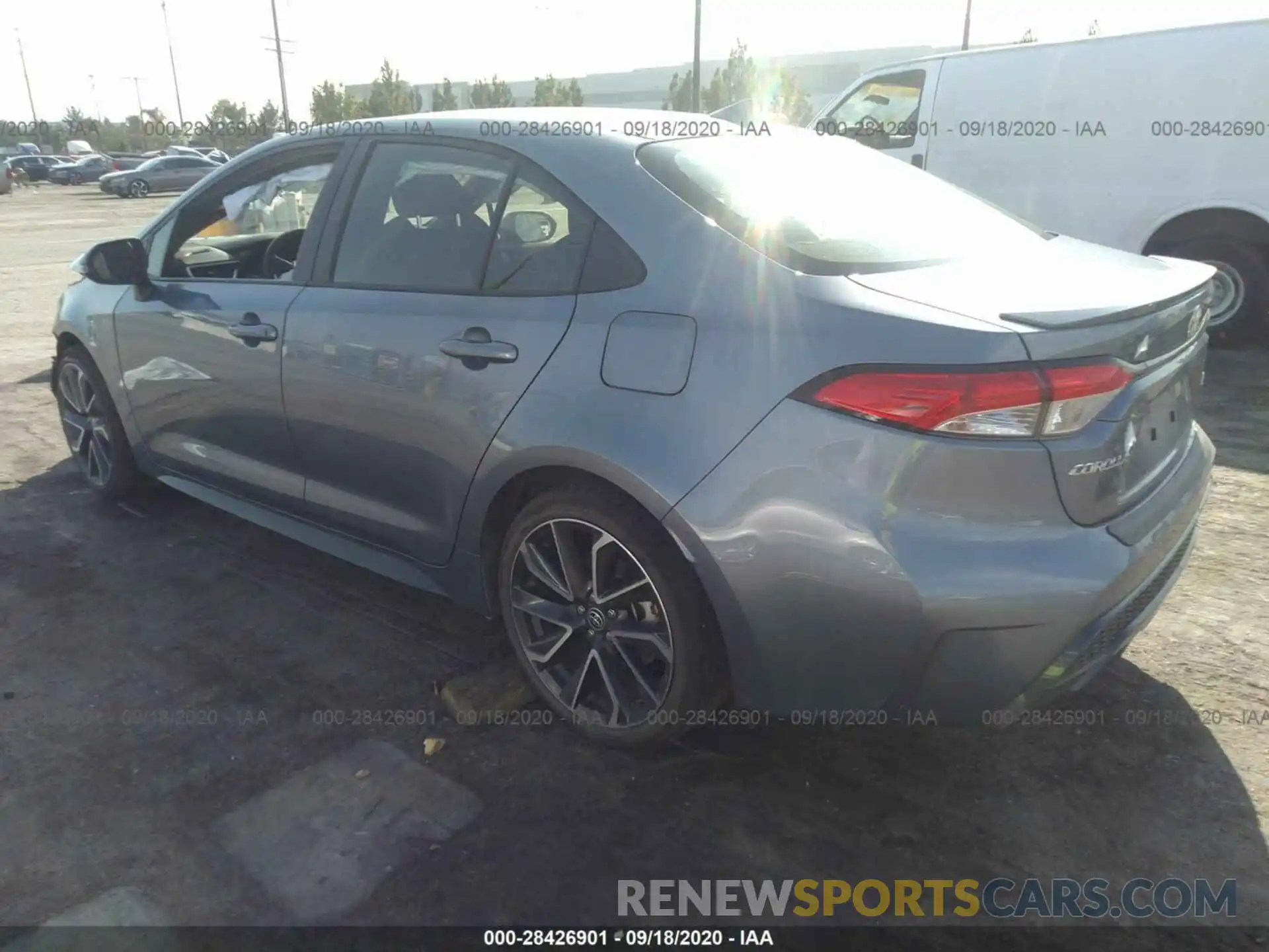 3 Photograph of a damaged car JTDS4RCE9LJ036373 TOYOTA COROLLA 2020