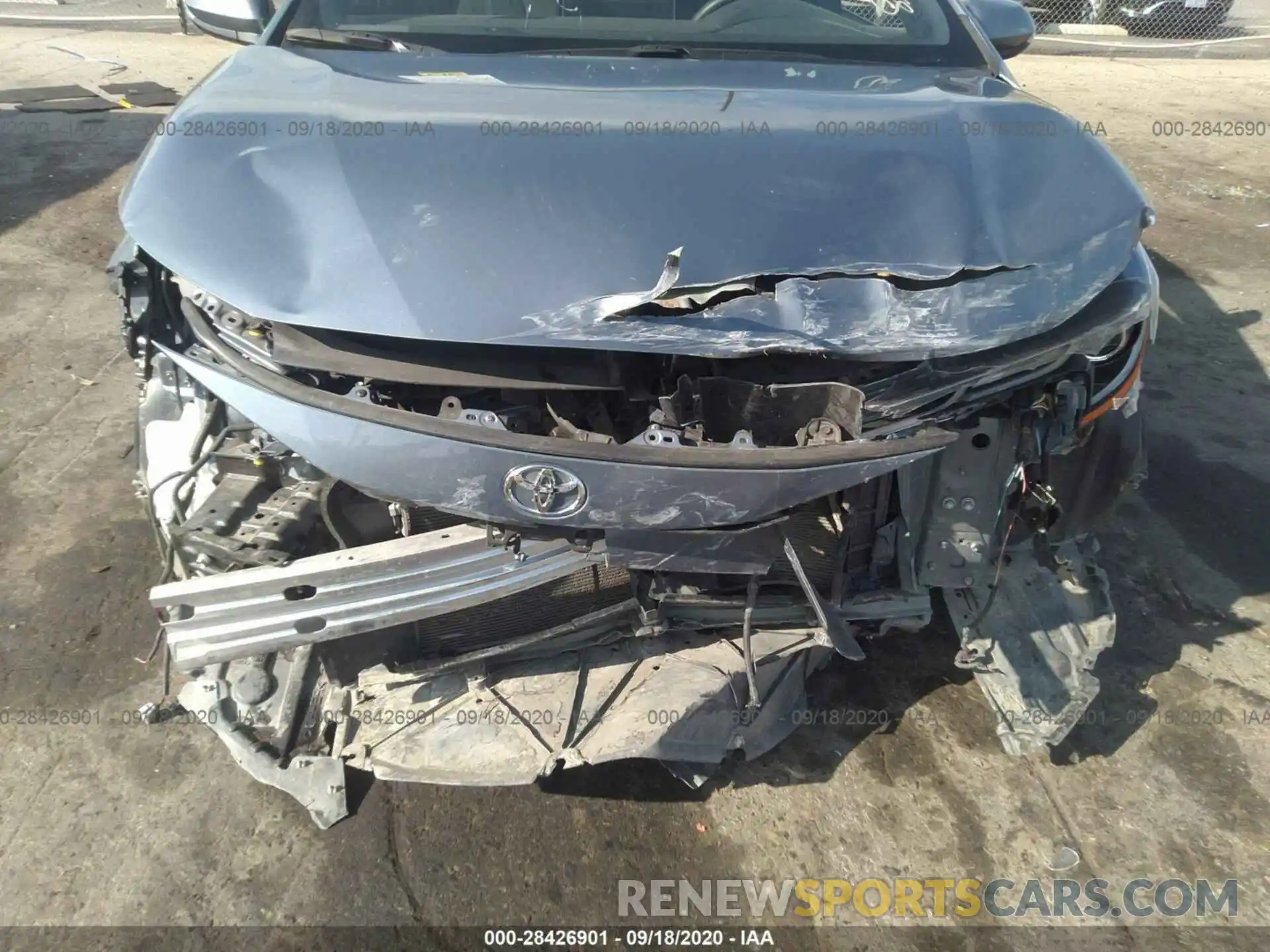 6 Photograph of a damaged car JTDS4RCE9LJ036373 TOYOTA COROLLA 2020