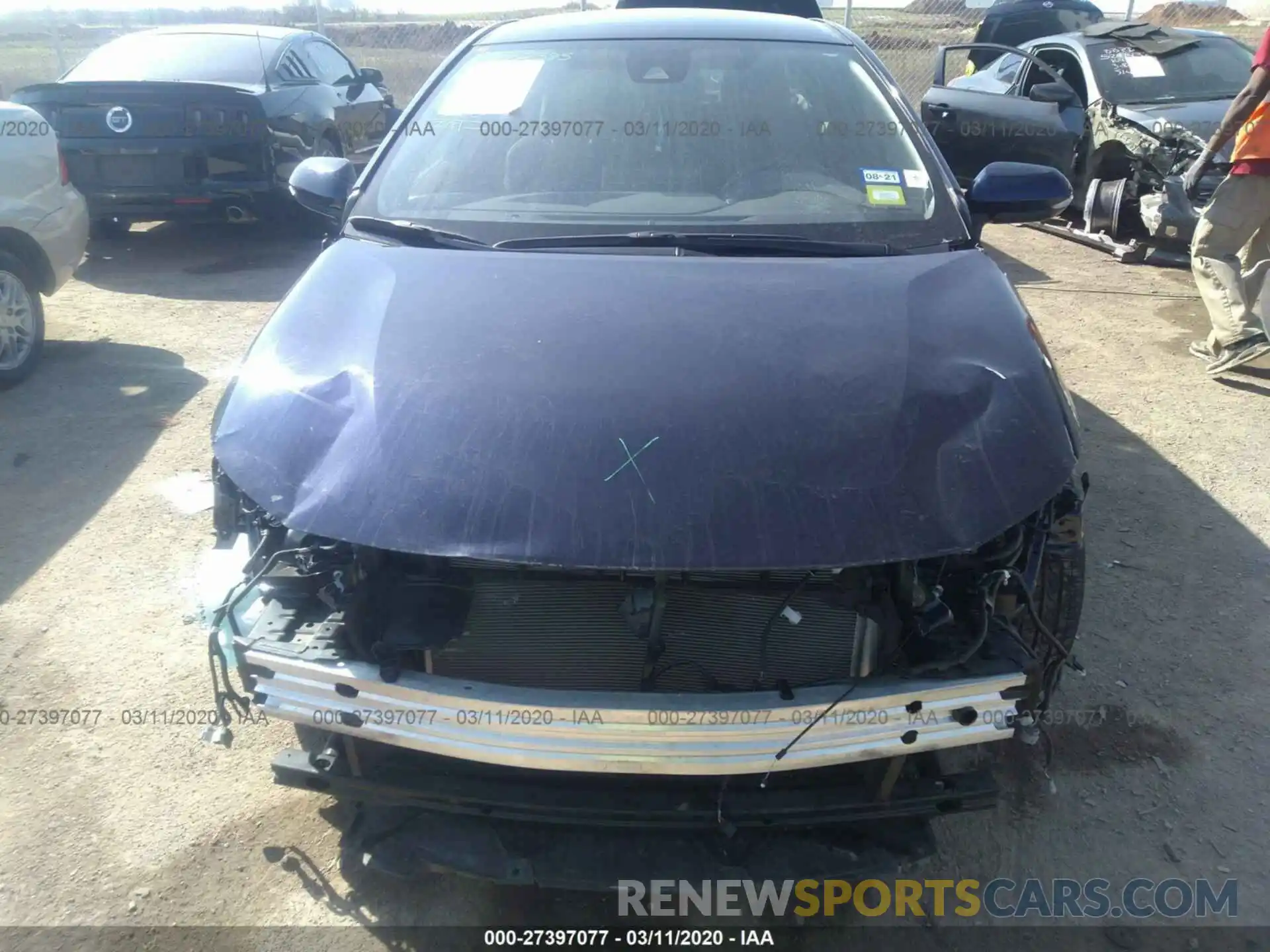 6 Photograph of a damaged car JTDS4RCE9LJ036566 TOYOTA COROLLA 2020