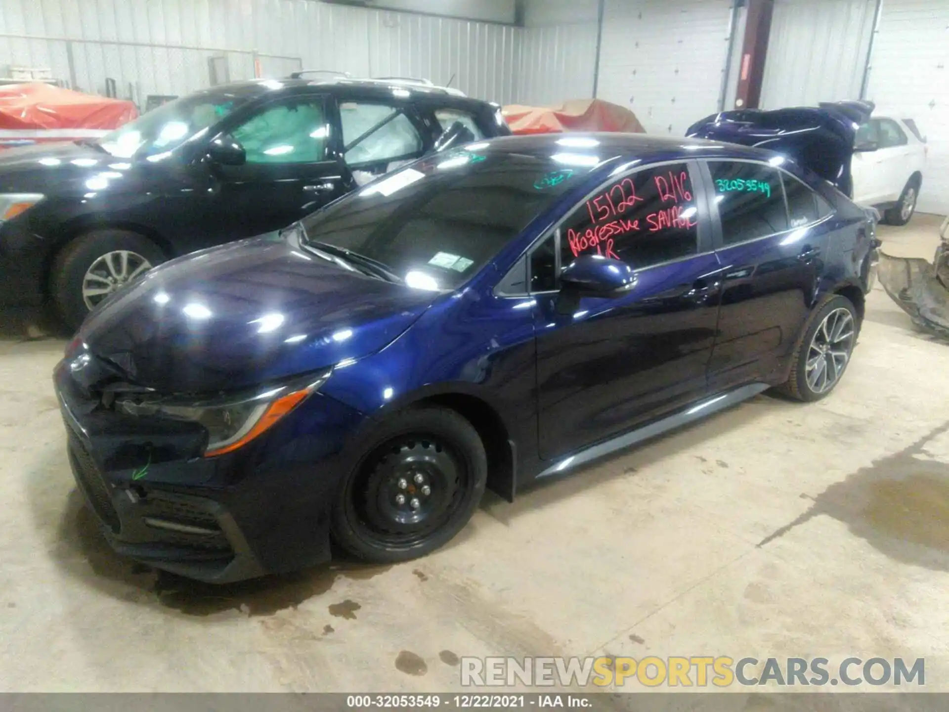 2 Photograph of a damaged car JTDS4RCE9LJ038236 TOYOTA COROLLA 2020