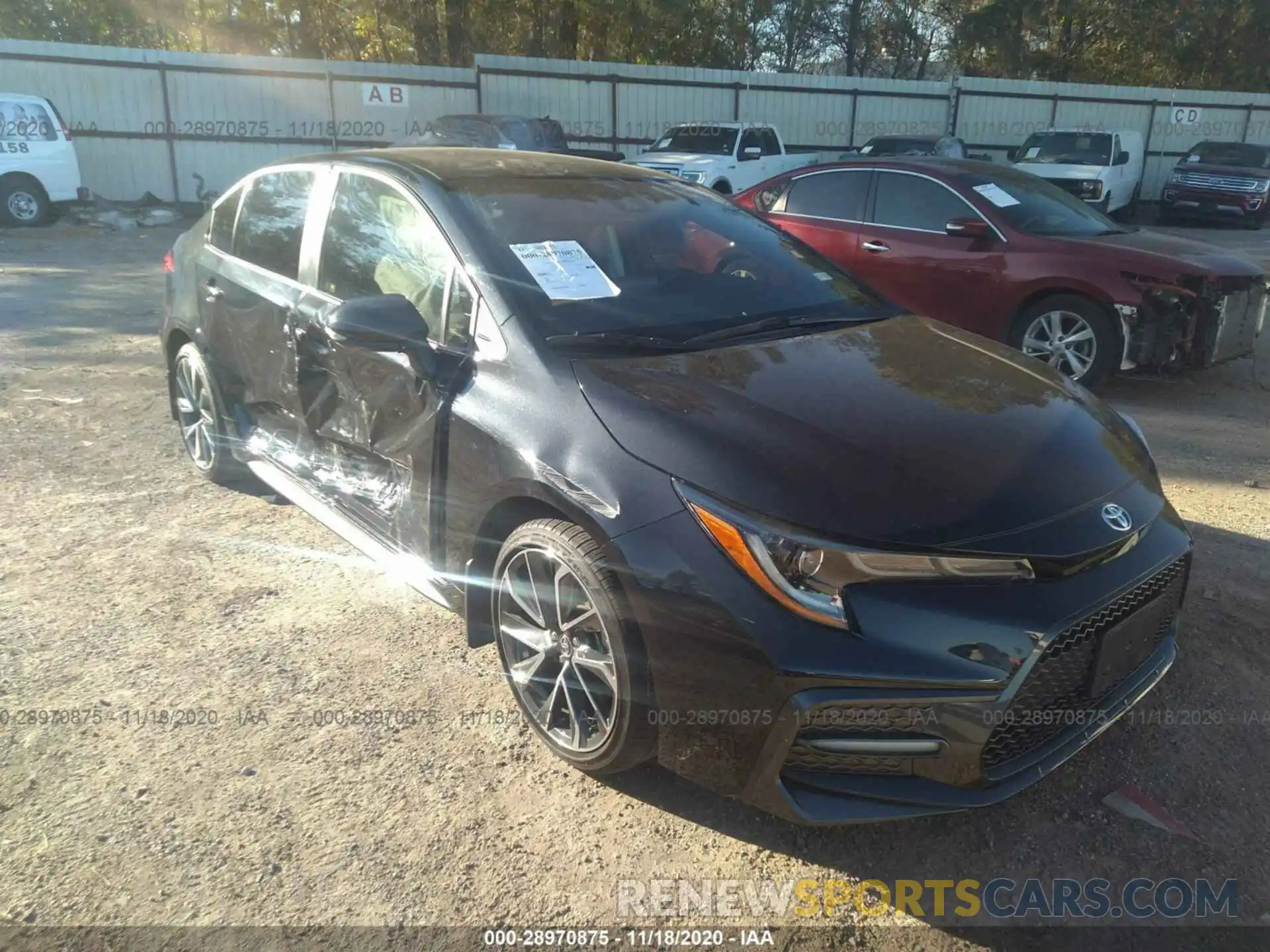 1 Photograph of a damaged car JTDS4RCE9LJ039399 TOYOTA COROLLA 2020