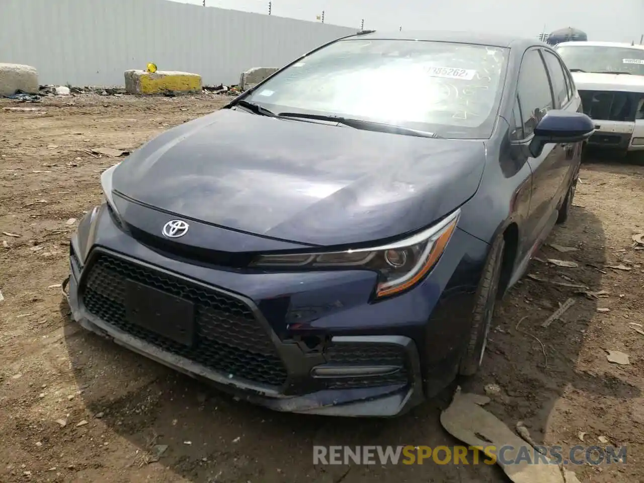 2 Photograph of a damaged car JTDS4RCE9LJ040682 TOYOTA COROLLA 2020