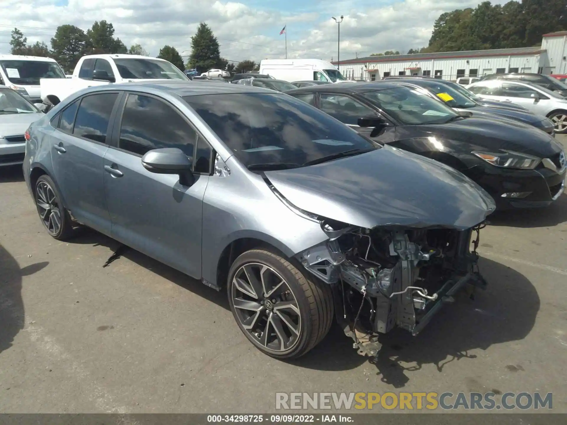 1 Photograph of a damaged car JTDS4RCE9LJ041010 TOYOTA COROLLA 2020