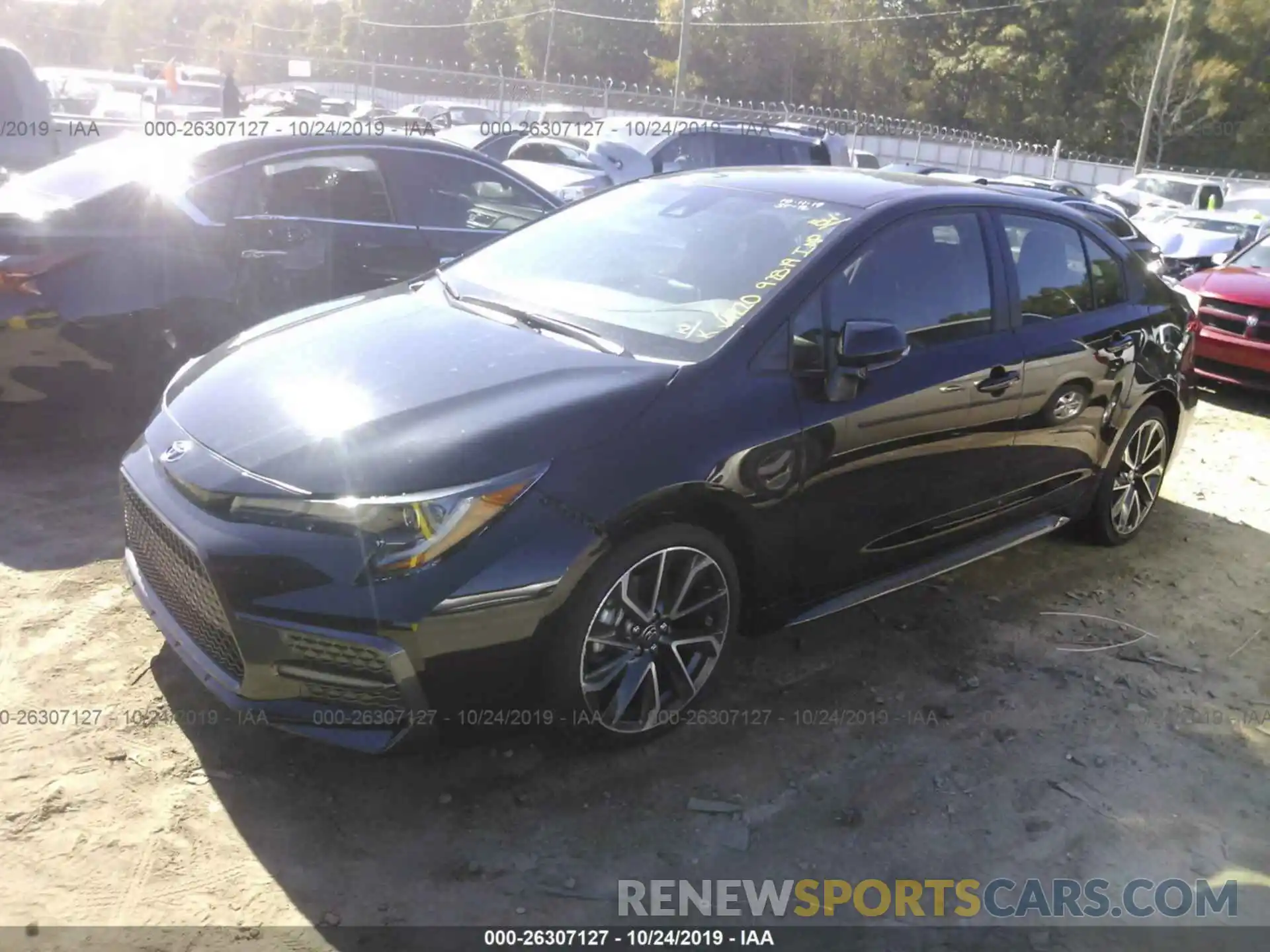 2 Photograph of a damaged car JTDS4RCE9LJ041220 TOYOTA COROLLA 2020