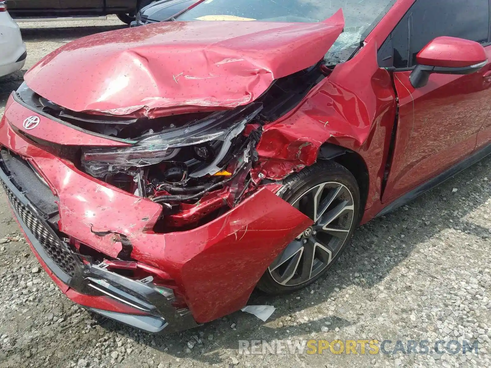 8 Photograph of a damaged car JTDS4RCE9LJ041461 TOYOTA COROLLA 2020