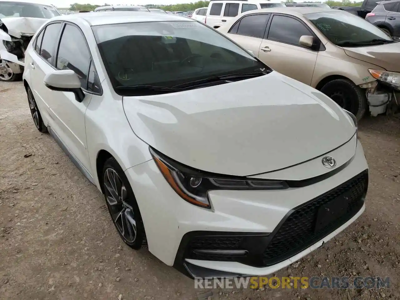 1 Photograph of a damaged car JTDS4RCE9LJ042044 TOYOTA COROLLA 2020