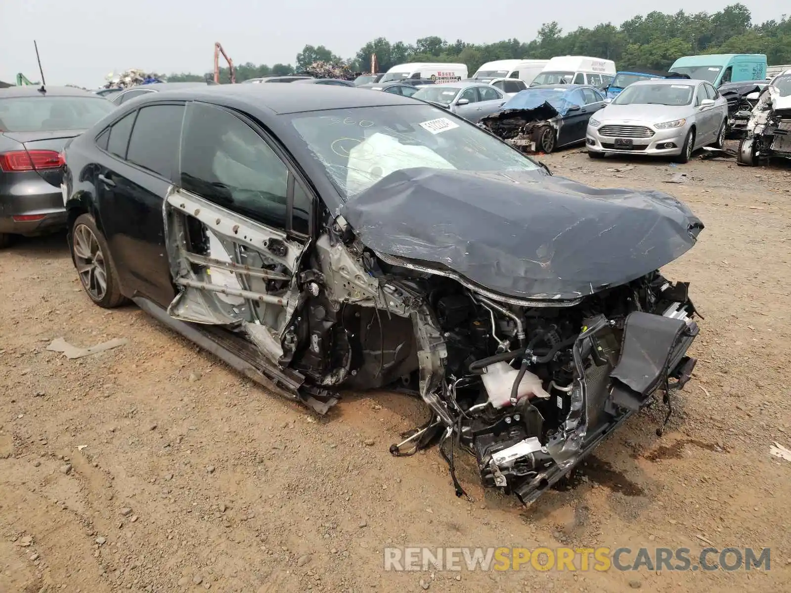 1 Photograph of a damaged car JTDS4RCE9LJ042125 TOYOTA COROLLA 2020