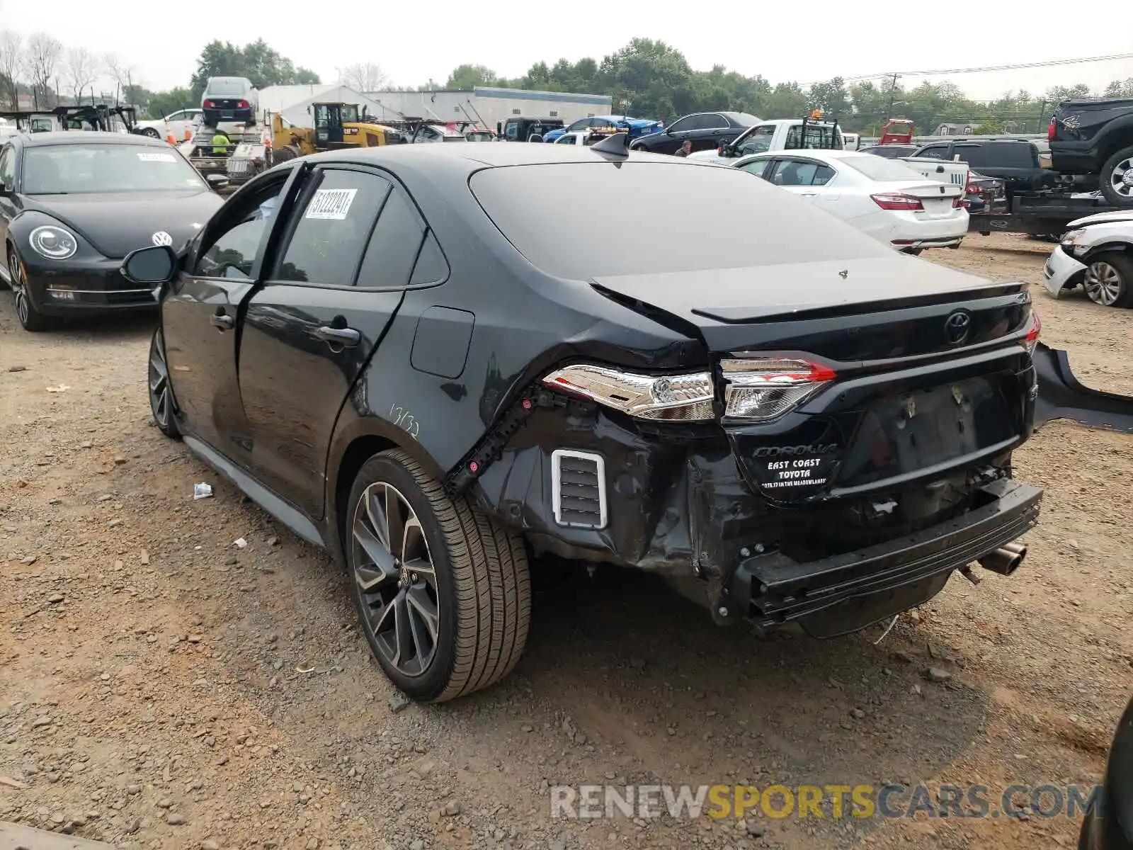 3 Photograph of a damaged car JTDS4RCE9LJ042125 TOYOTA COROLLA 2020