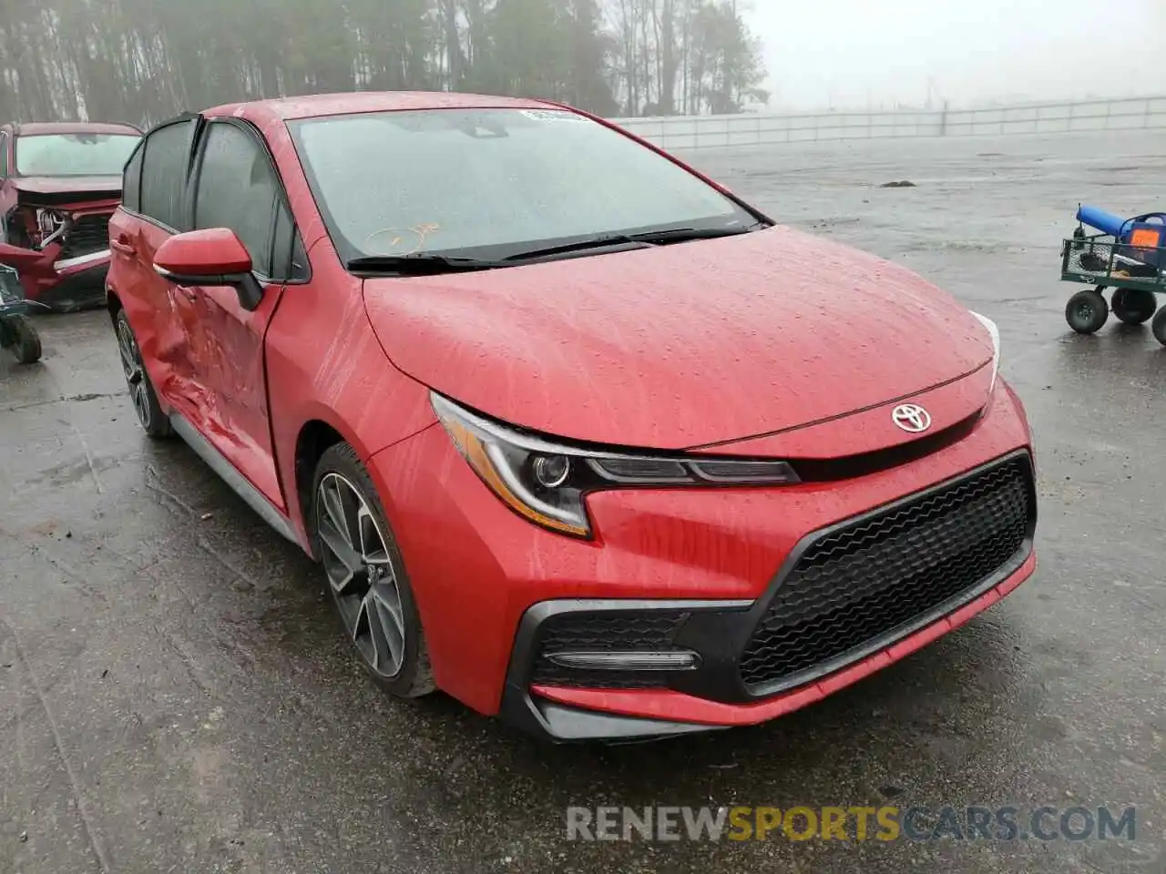 1 Photograph of a damaged car JTDS4RCE9LJ042576 TOYOTA COROLLA 2020