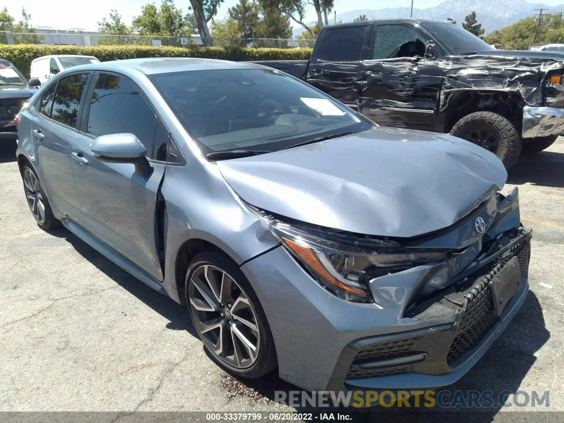 1 Photograph of a damaged car JTDS4RCE9LJ042660 TOYOTA COROLLA 2020