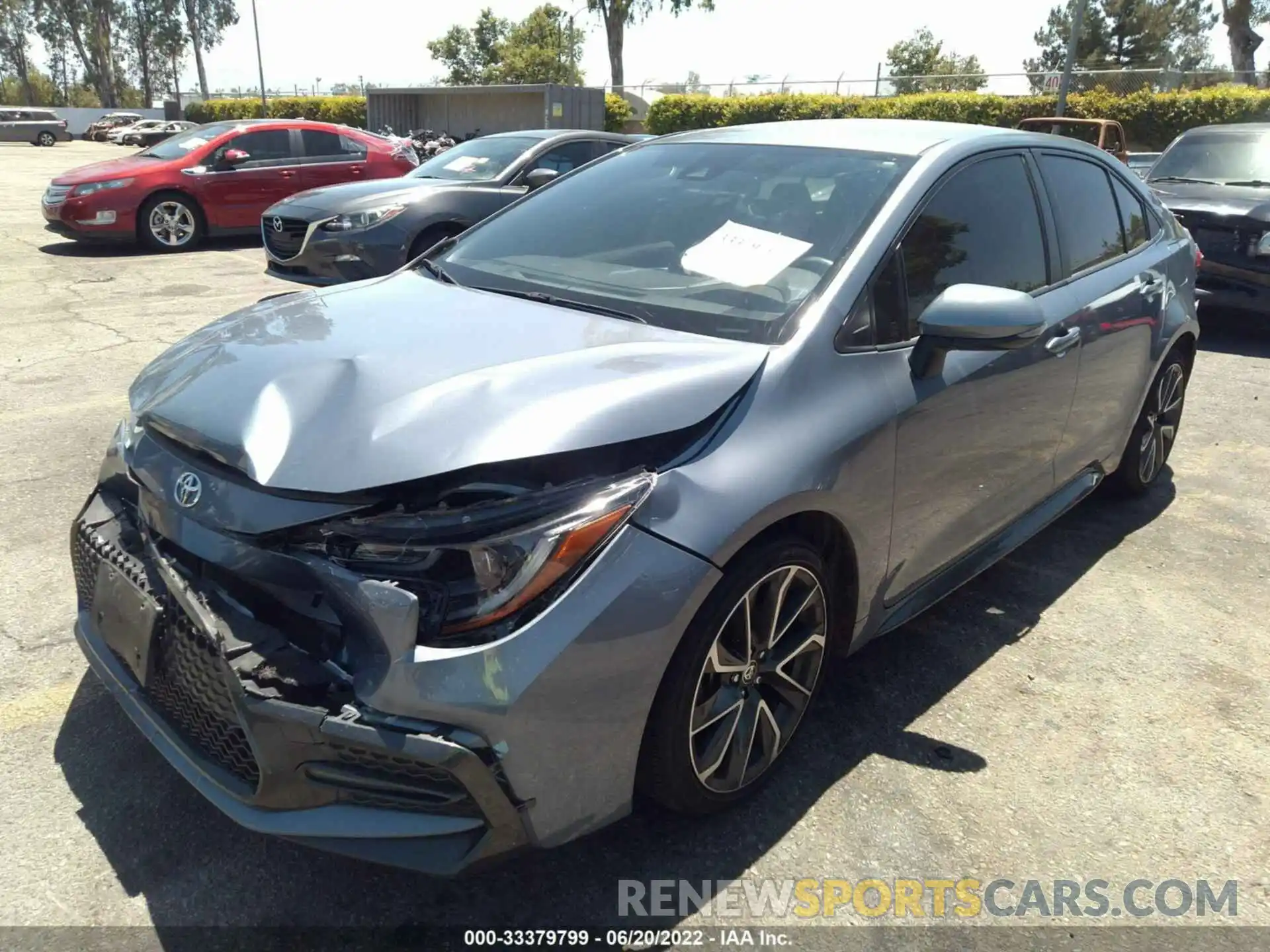 2 Photograph of a damaged car JTDS4RCE9LJ042660 TOYOTA COROLLA 2020