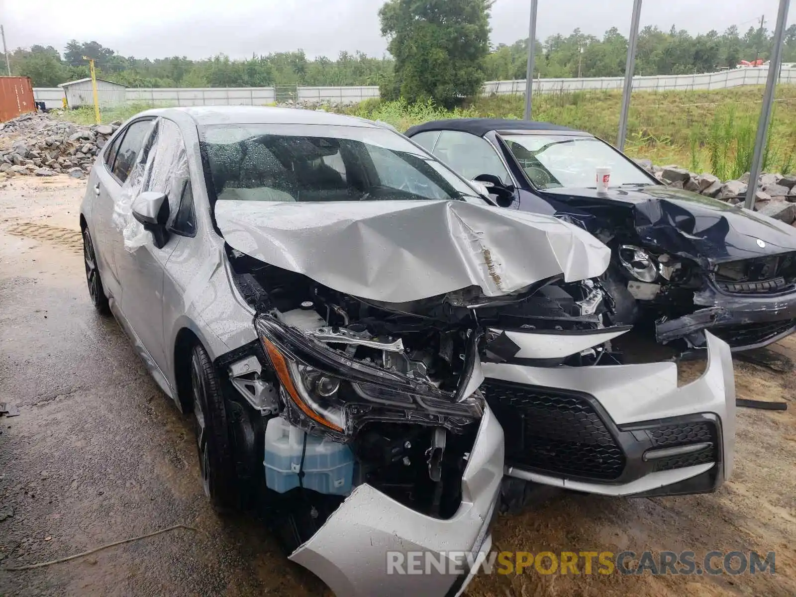 1 Photograph of a damaged car JTDS4RCE9LJ042898 TOYOTA COROLLA 2020