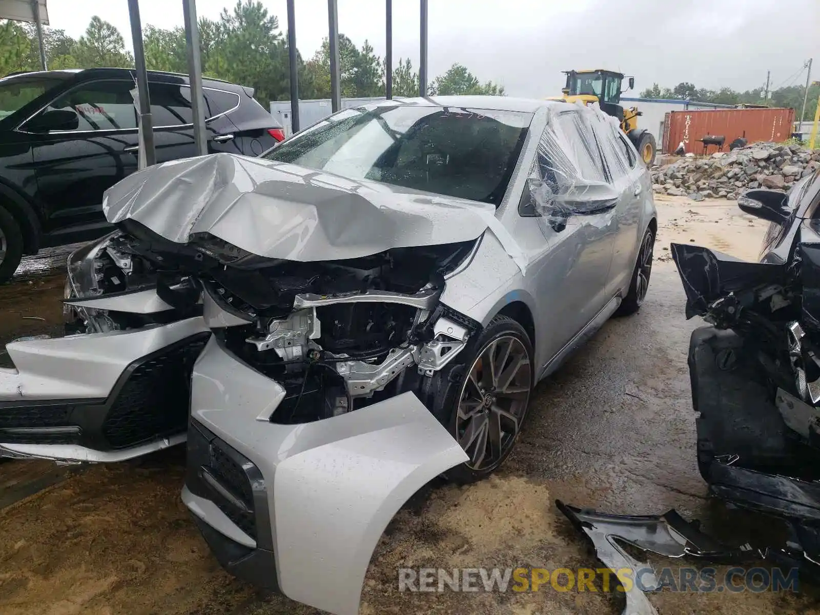 2 Photograph of a damaged car JTDS4RCE9LJ042898 TOYOTA COROLLA 2020