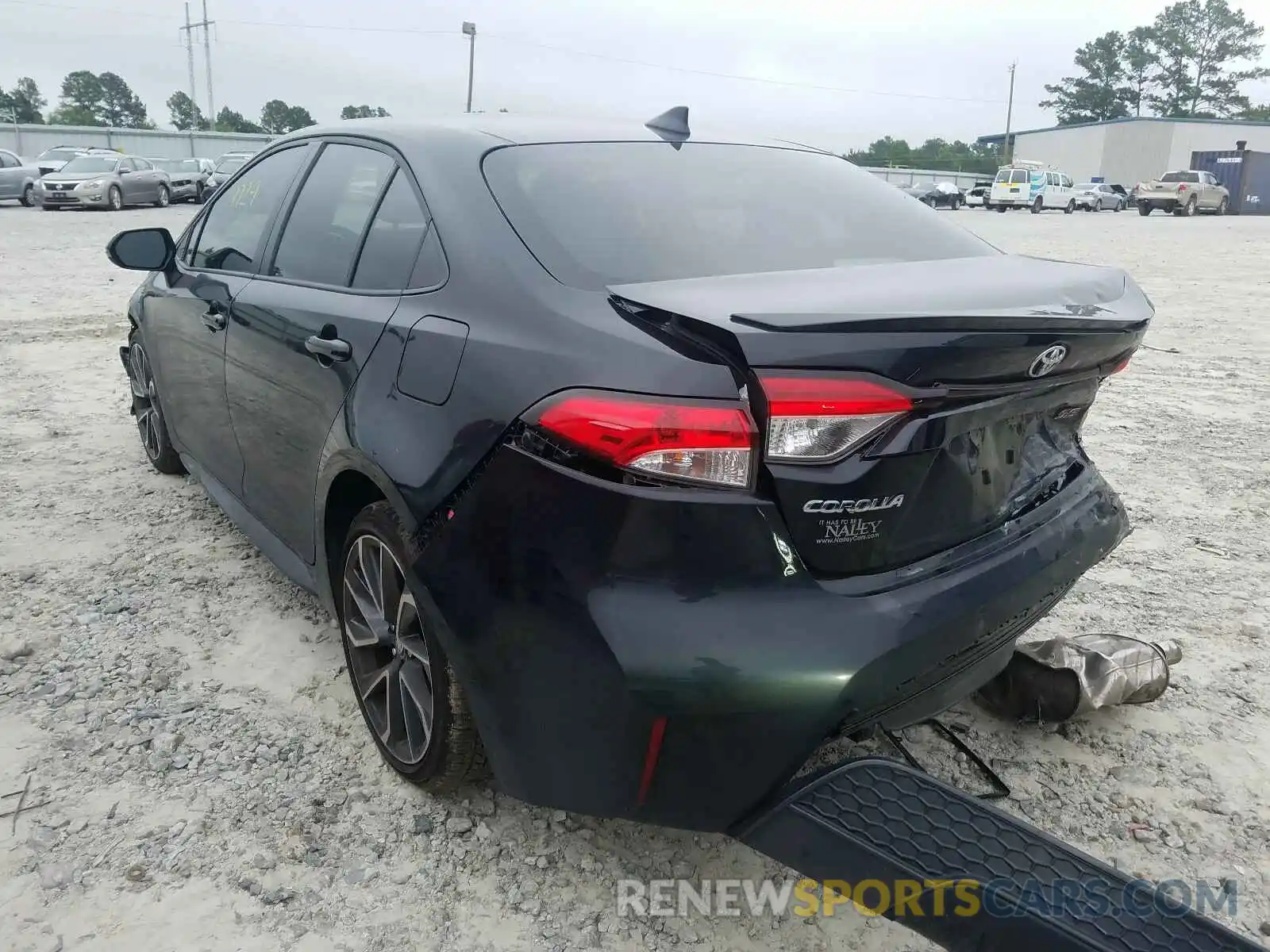 3 Photograph of a damaged car JTDS4RCE9LJ044098 TOYOTA COROLLA 2020