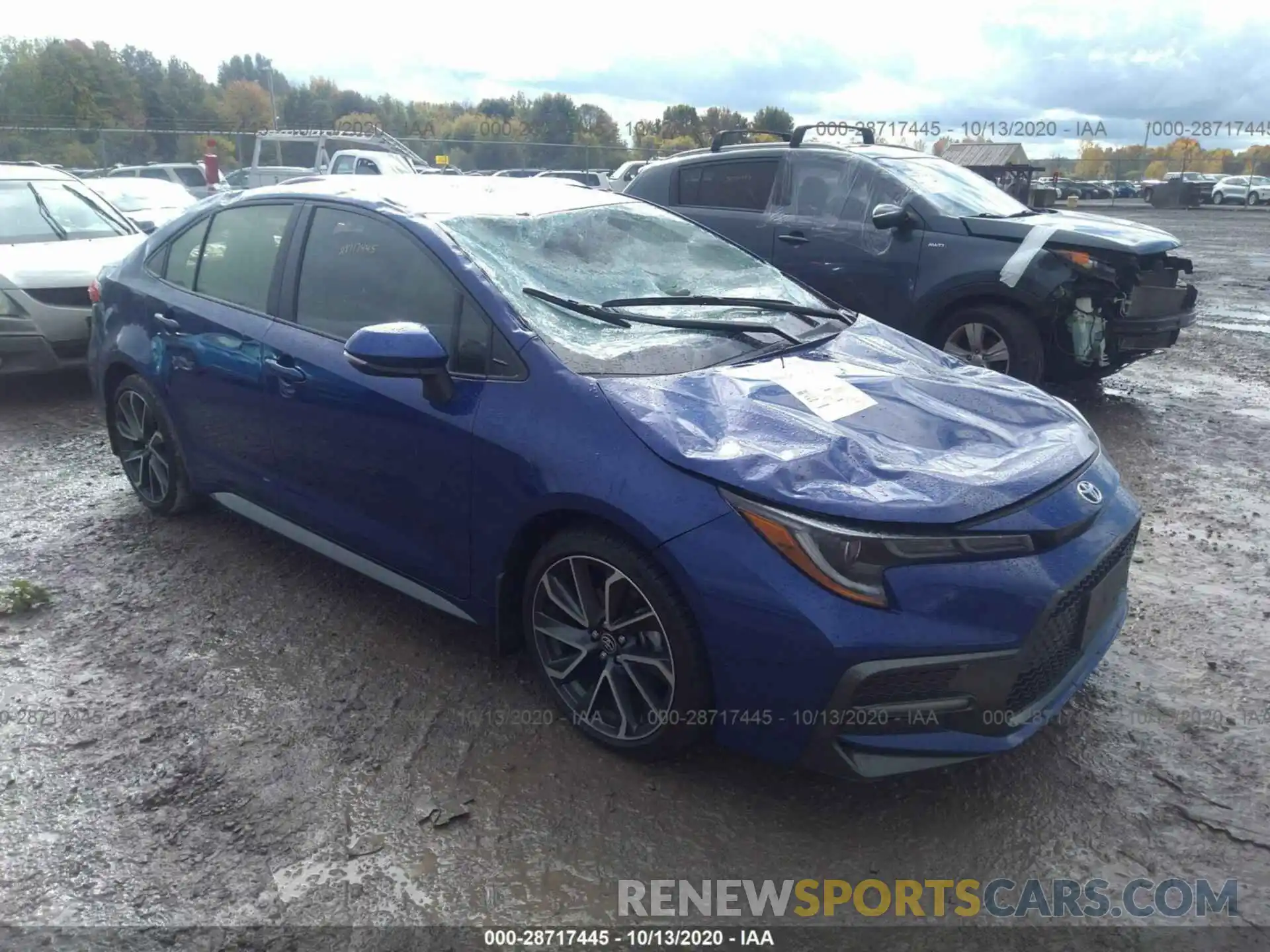 1 Photograph of a damaged car JTDS4RCE9LJ045610 TOYOTA COROLLA 2020