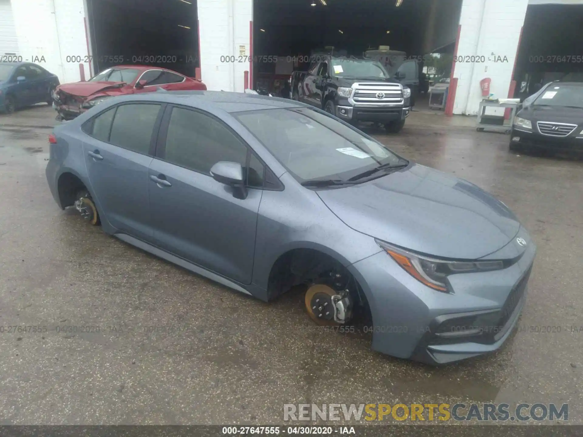 1 Photograph of a damaged car JTDS4RCE9LJ046479 TOYOTA COROLLA 2020