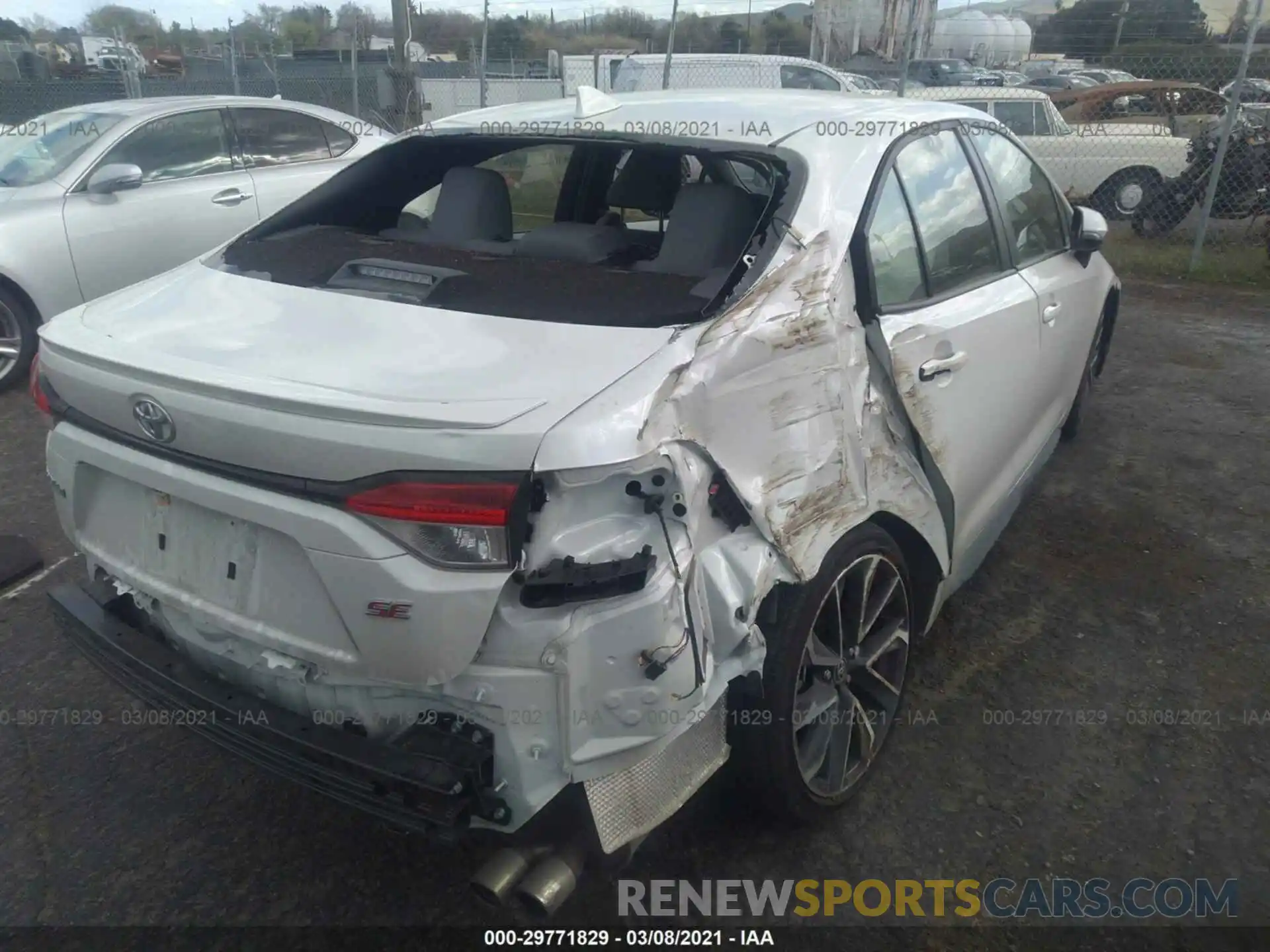 4 Photograph of a damaged car JTDS4RCE9LJ047485 TOYOTA COROLLA 2020