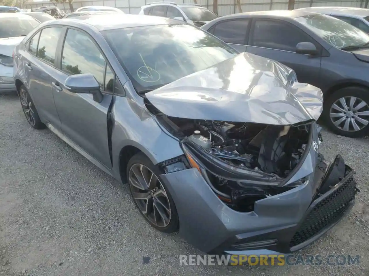 1 Photograph of a damaged car JTDS4RCE9LJ047549 TOYOTA COROLLA 2020