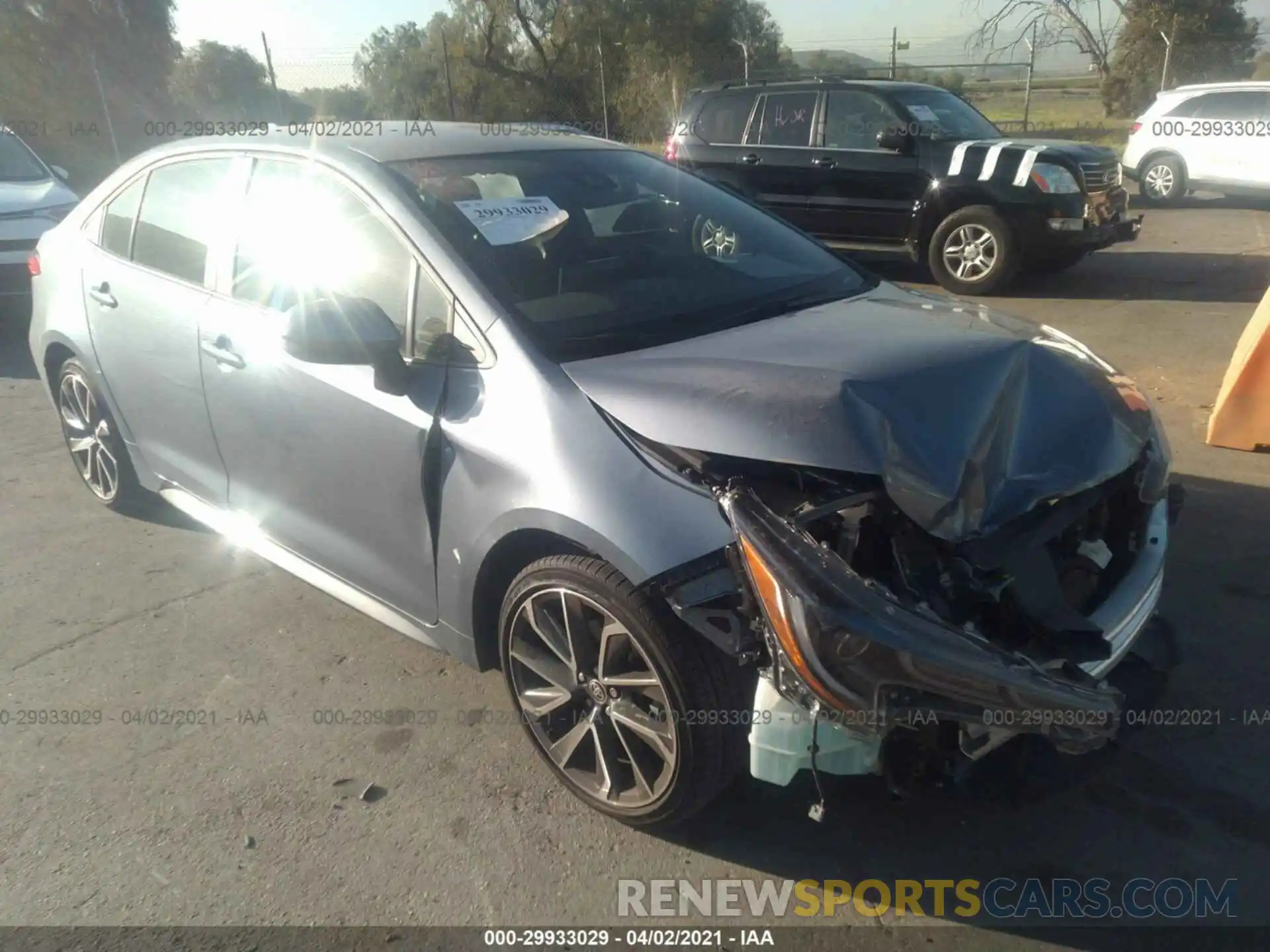 1 Photograph of a damaged car JTDS4RCE9LJ047972 TOYOTA COROLLA 2020