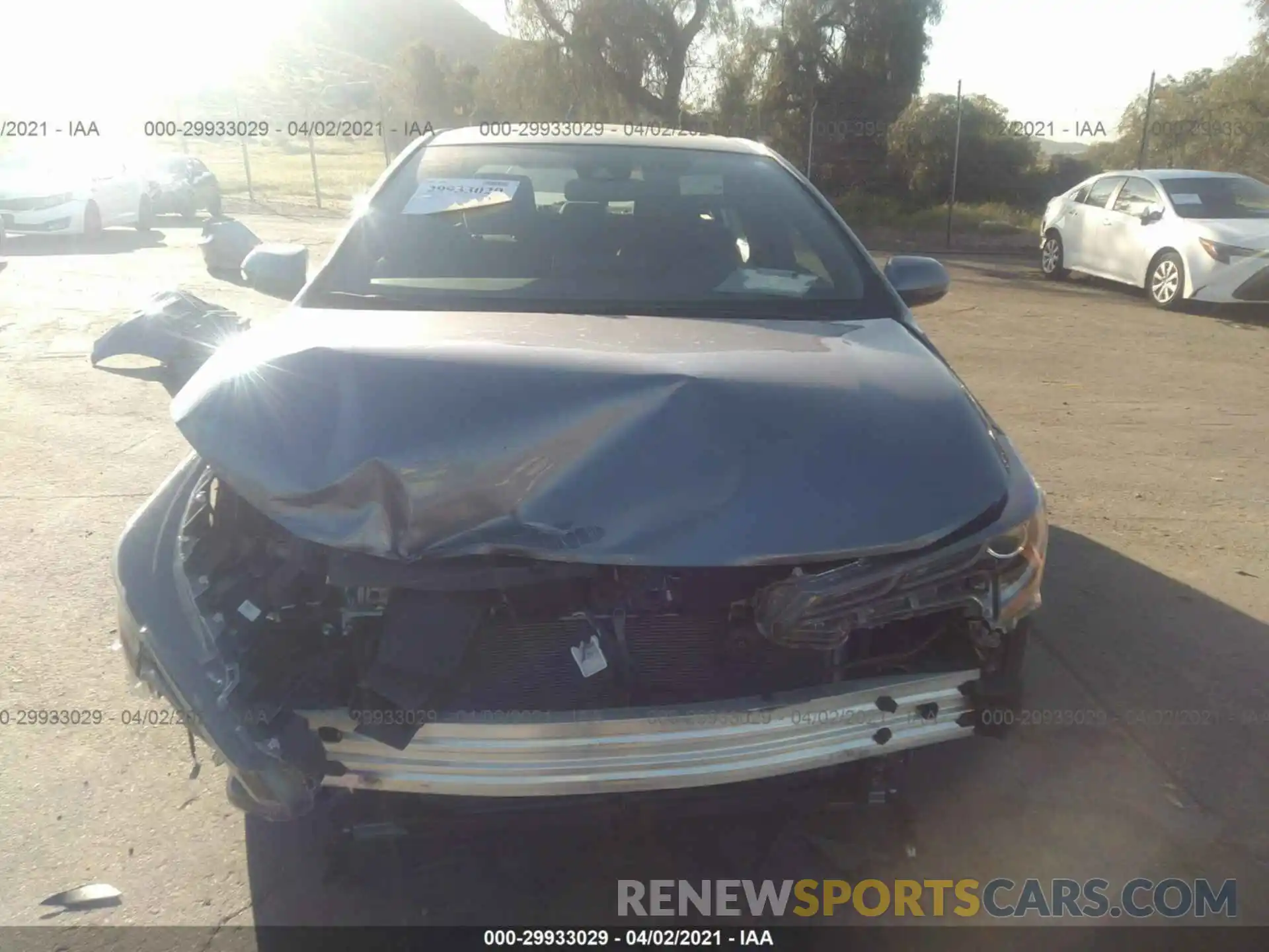 6 Photograph of a damaged car JTDS4RCE9LJ047972 TOYOTA COROLLA 2020