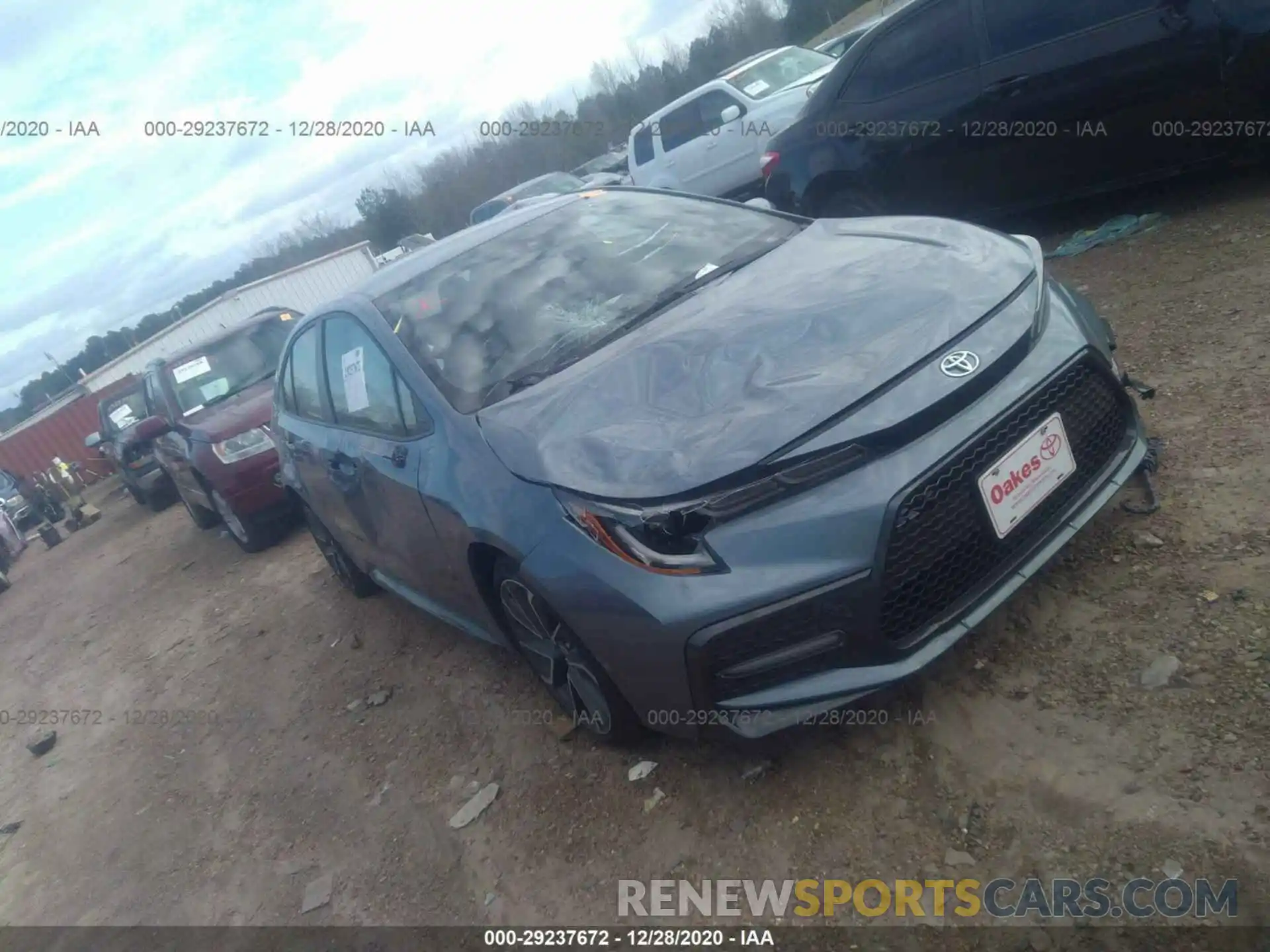 1 Photograph of a damaged car JTDS4RCE9LJ048975 TOYOTA COROLLA 2020