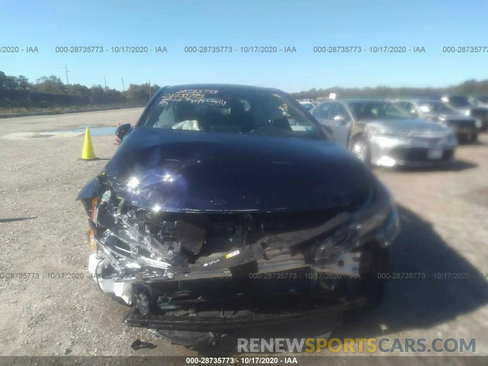 6 Photograph of a damaged car JTDS4RCE9LJ050094 TOYOTA COROLLA 2020