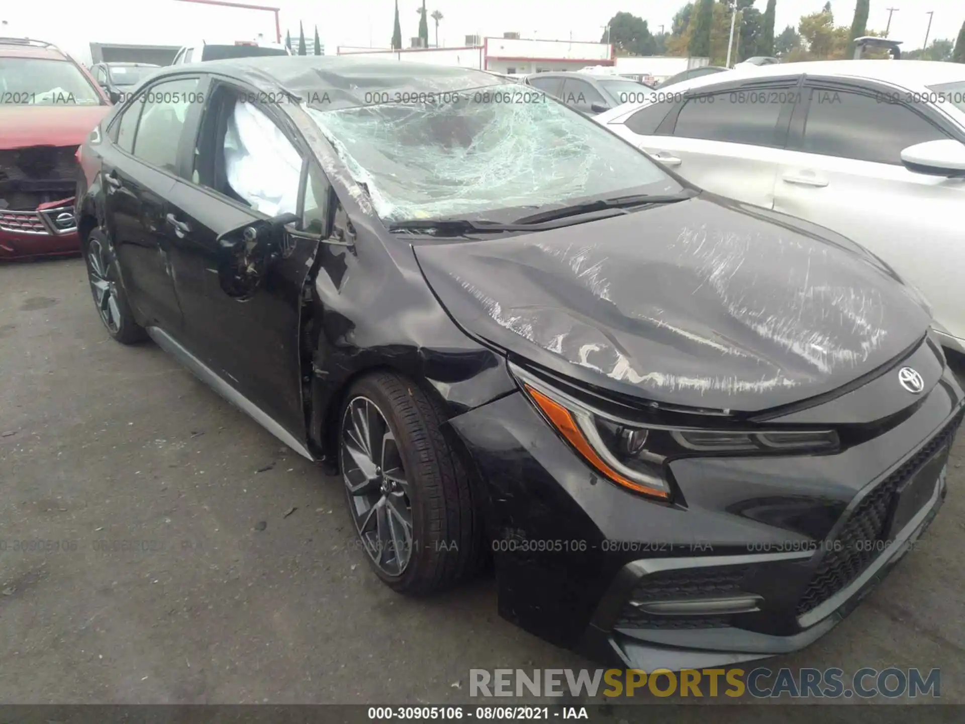 6 Photograph of a damaged car JTDS4RCE9LJ050600 TOYOTA COROLLA 2020