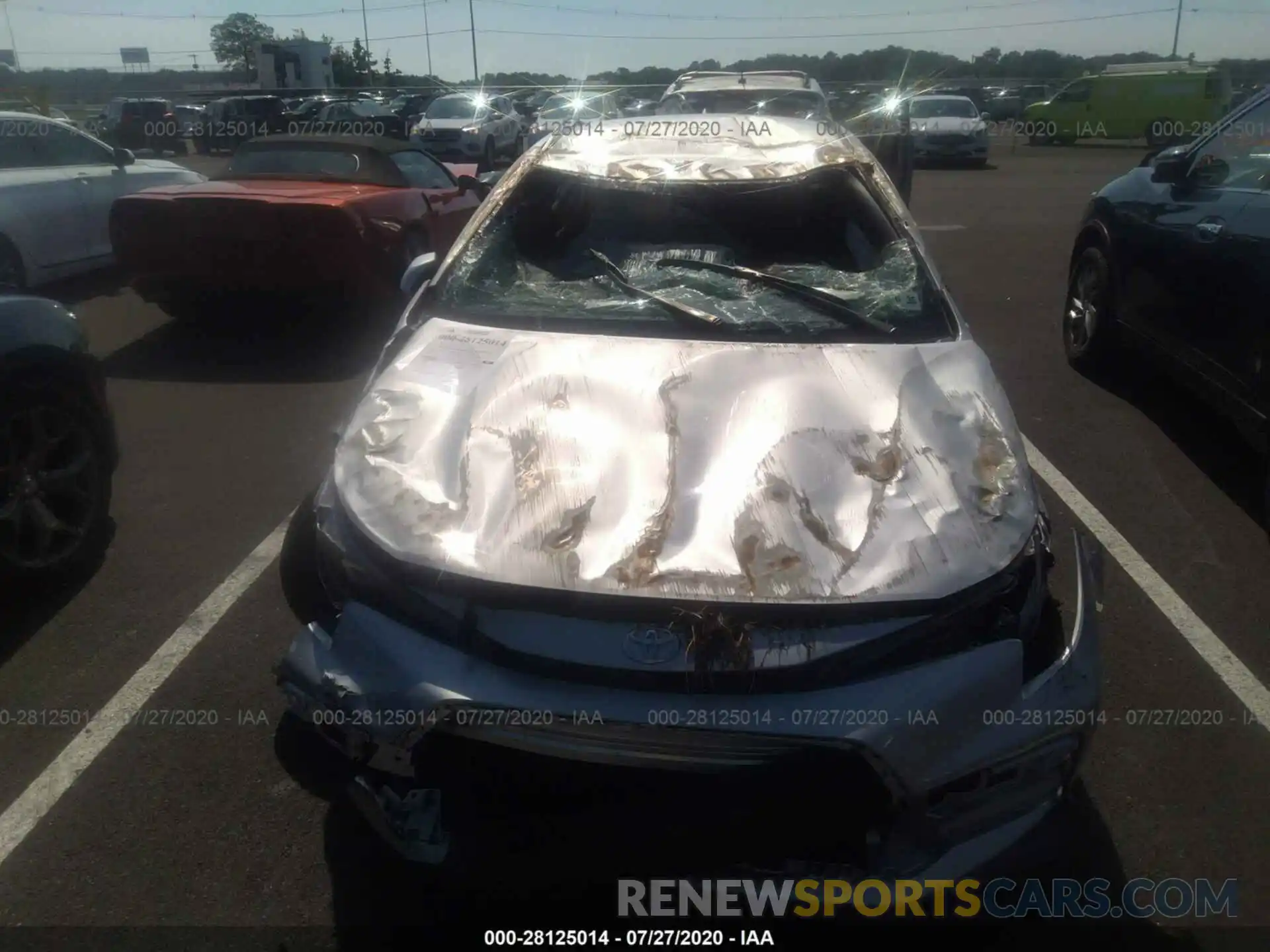 6 Photograph of a damaged car JTDS4RCE9LJ051505 TOYOTA COROLLA 2020