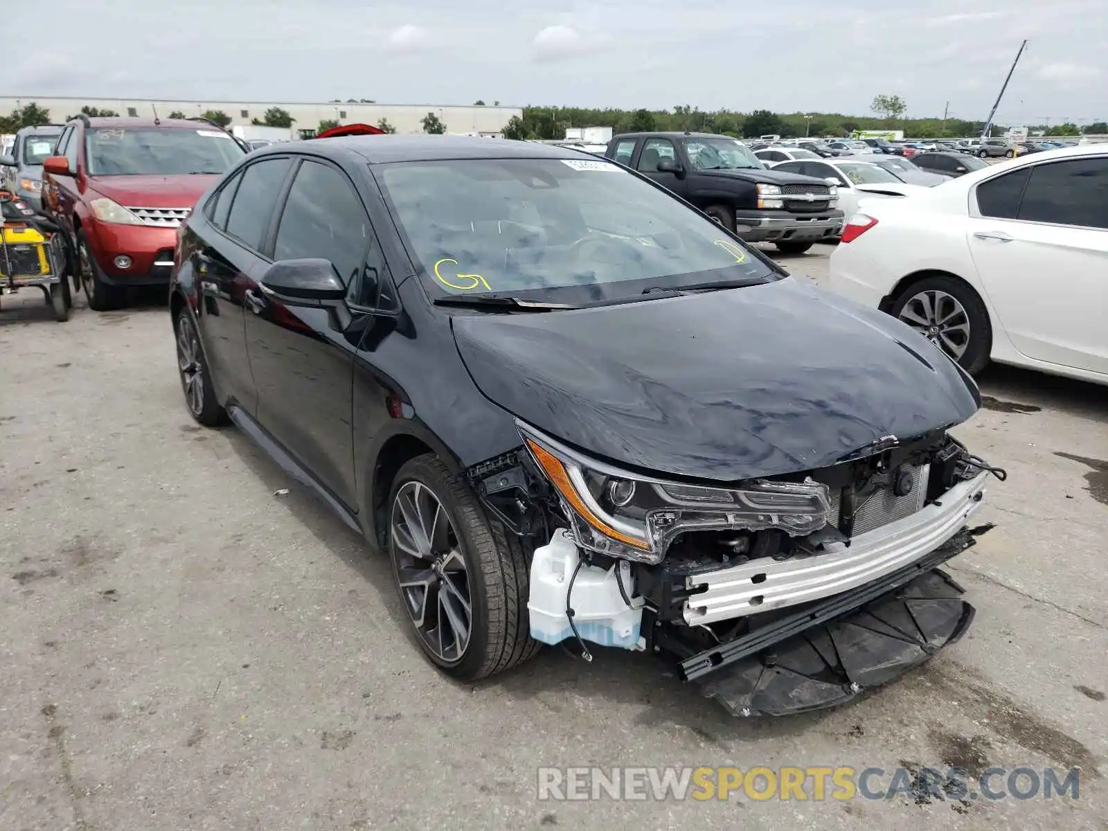 1 Photograph of a damaged car JTDS4RCEXLJ000613 TOYOTA COROLLA 2020